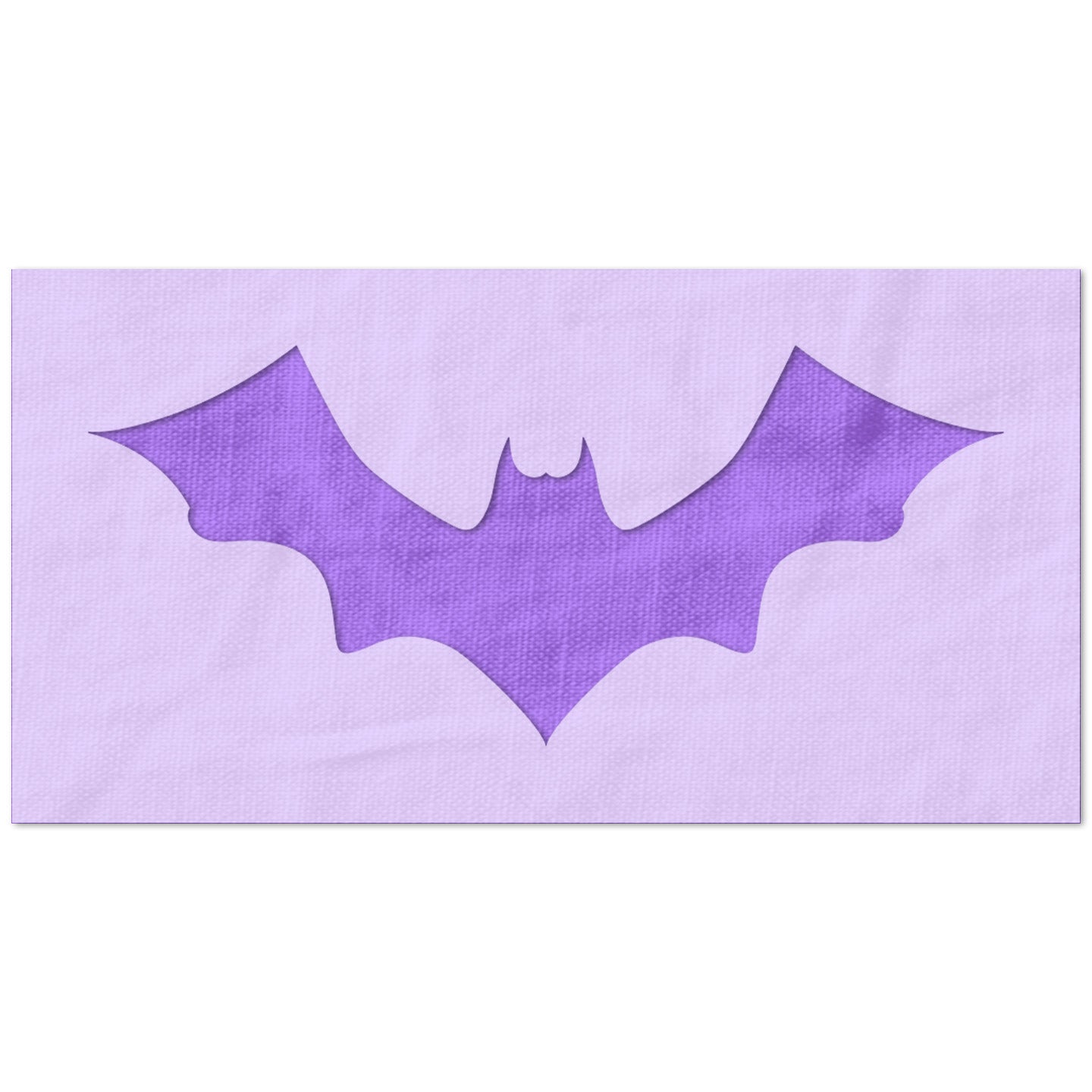 Flying Bat Symbol Stencil