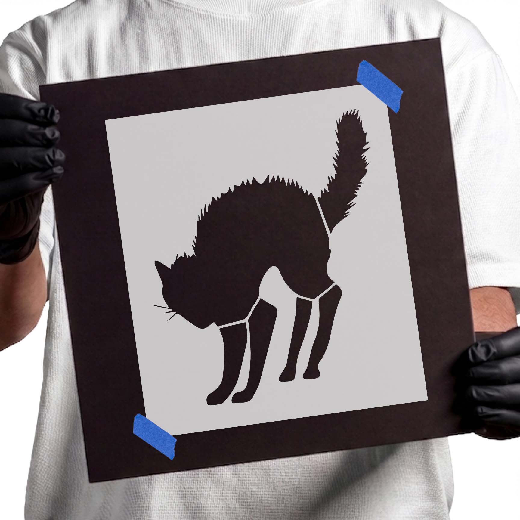 Black Cat Stencil