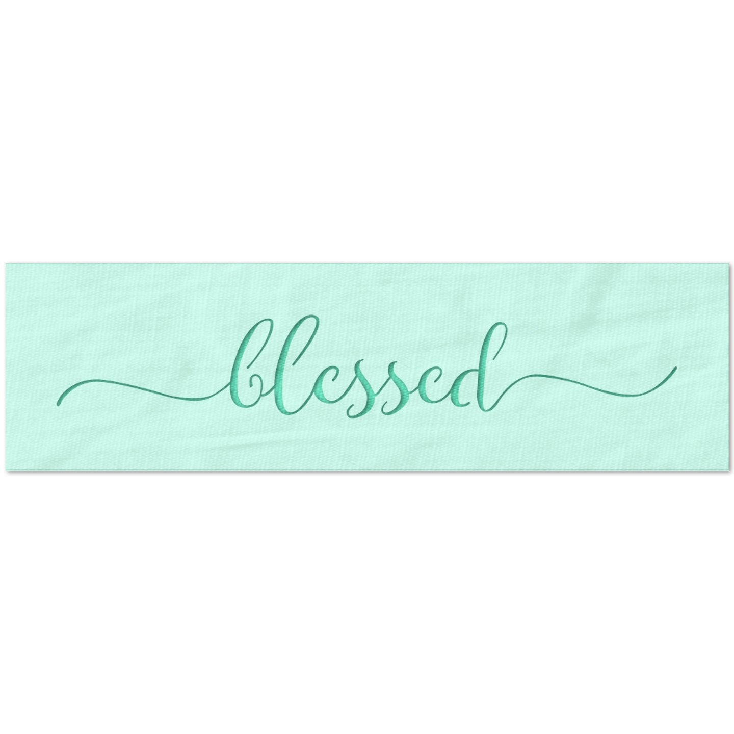 Blessed Cursive Stencil