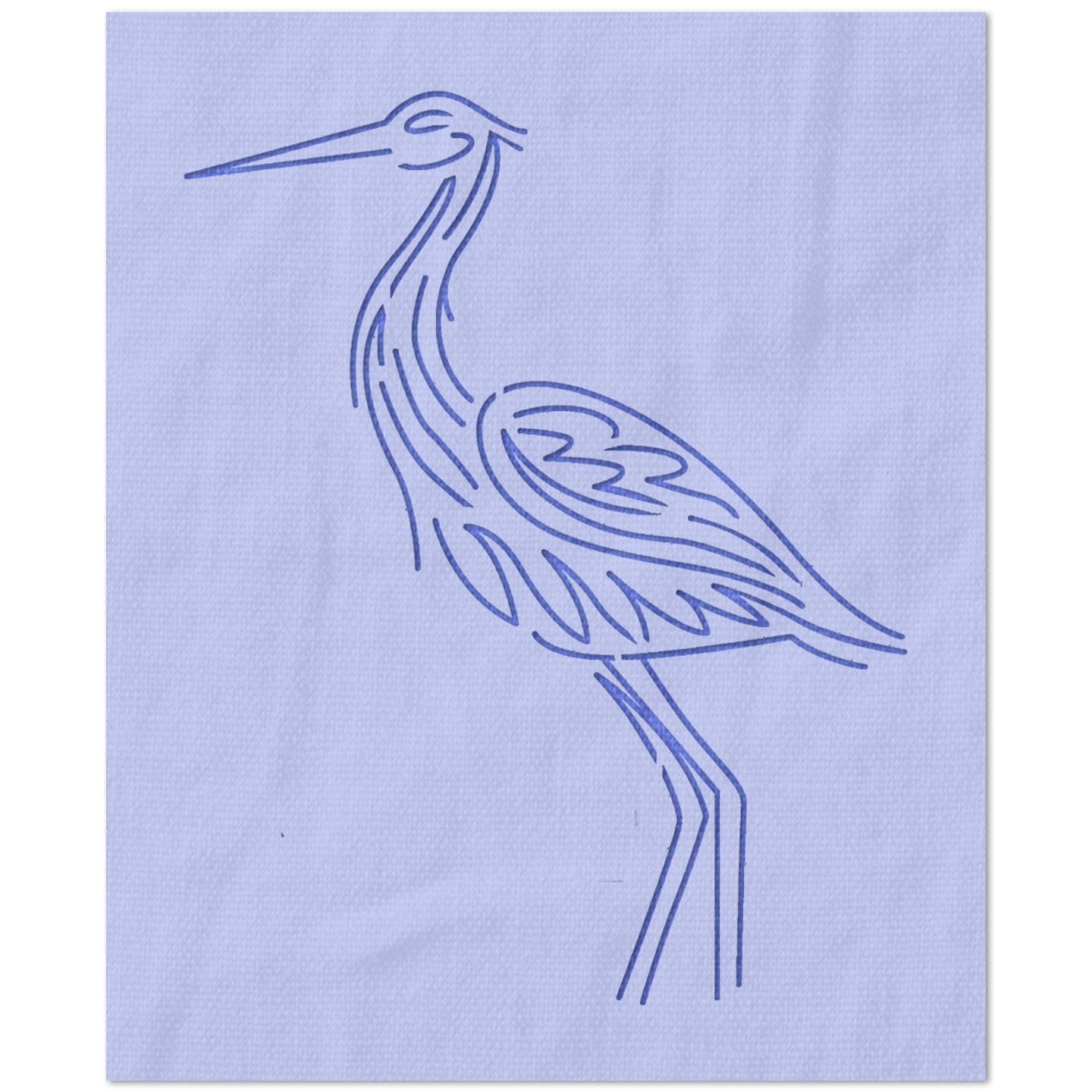 Blue Heron Stencil