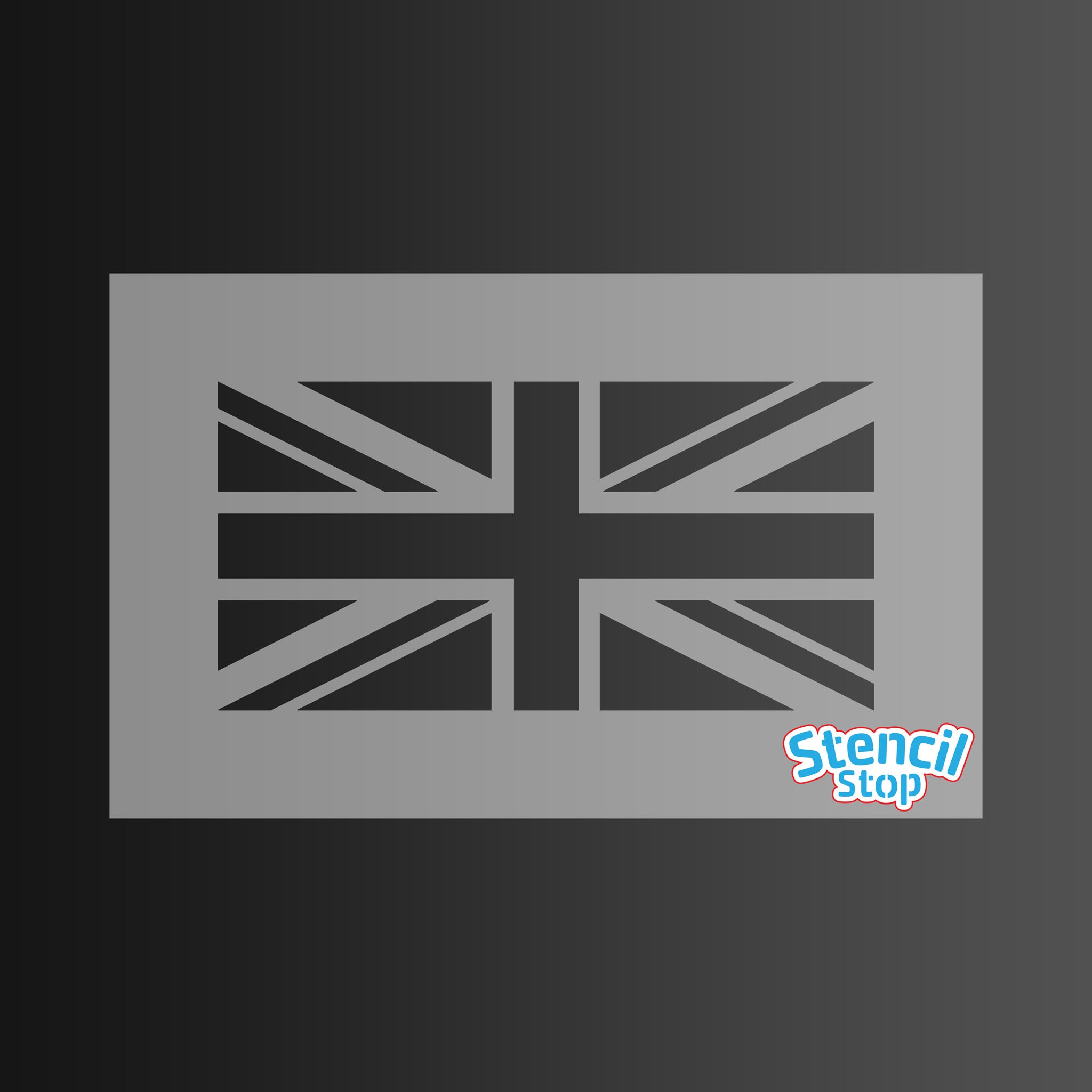 United Kingdom Flag Stencil
