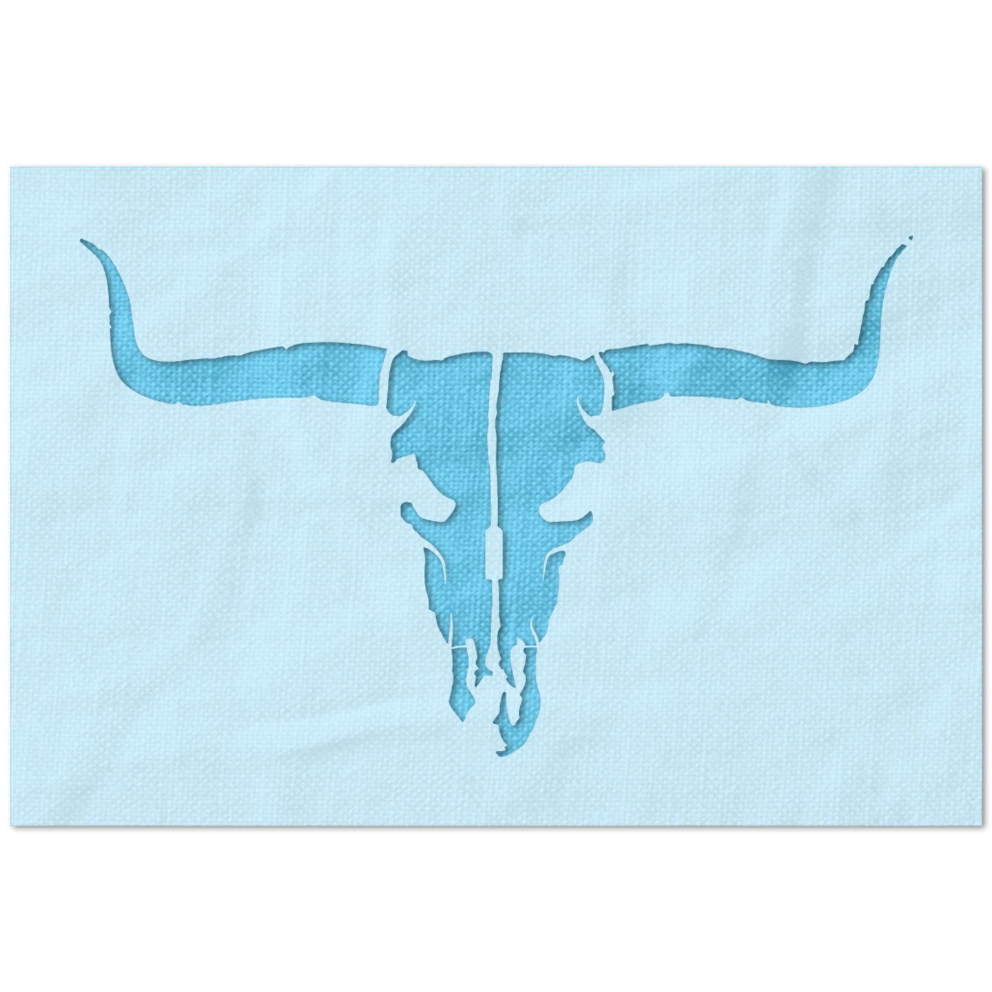 Longhorn Skull Stencil