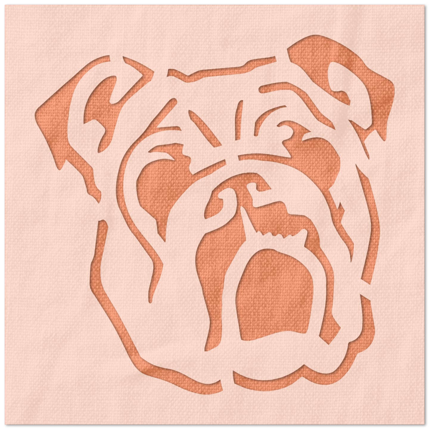 Bulldog Stencil