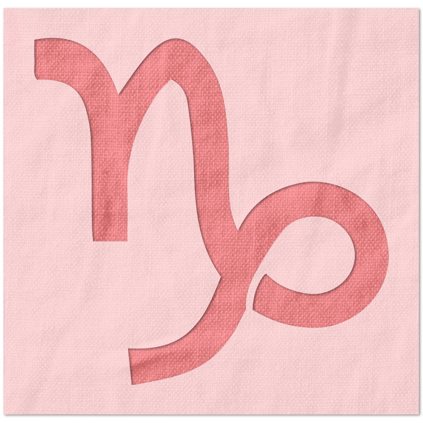 Capricorn Symbol Stencil
