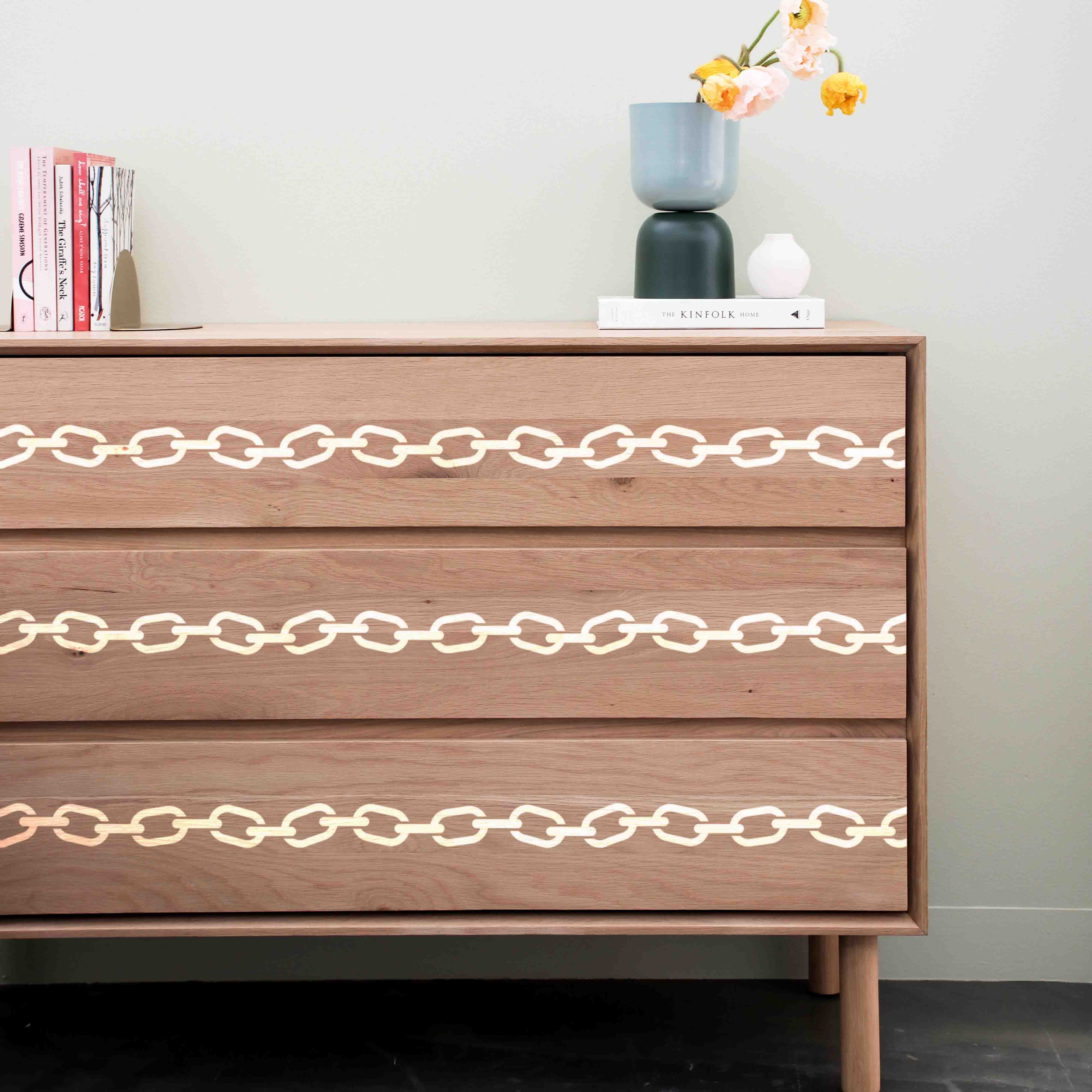 Chain Link Trim Stencil