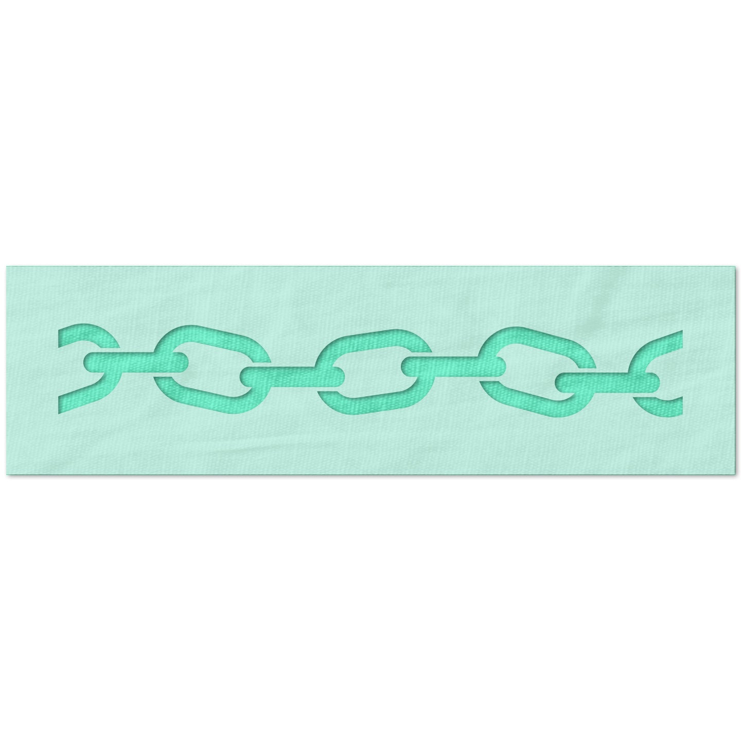 Chain Link Trim Stencil