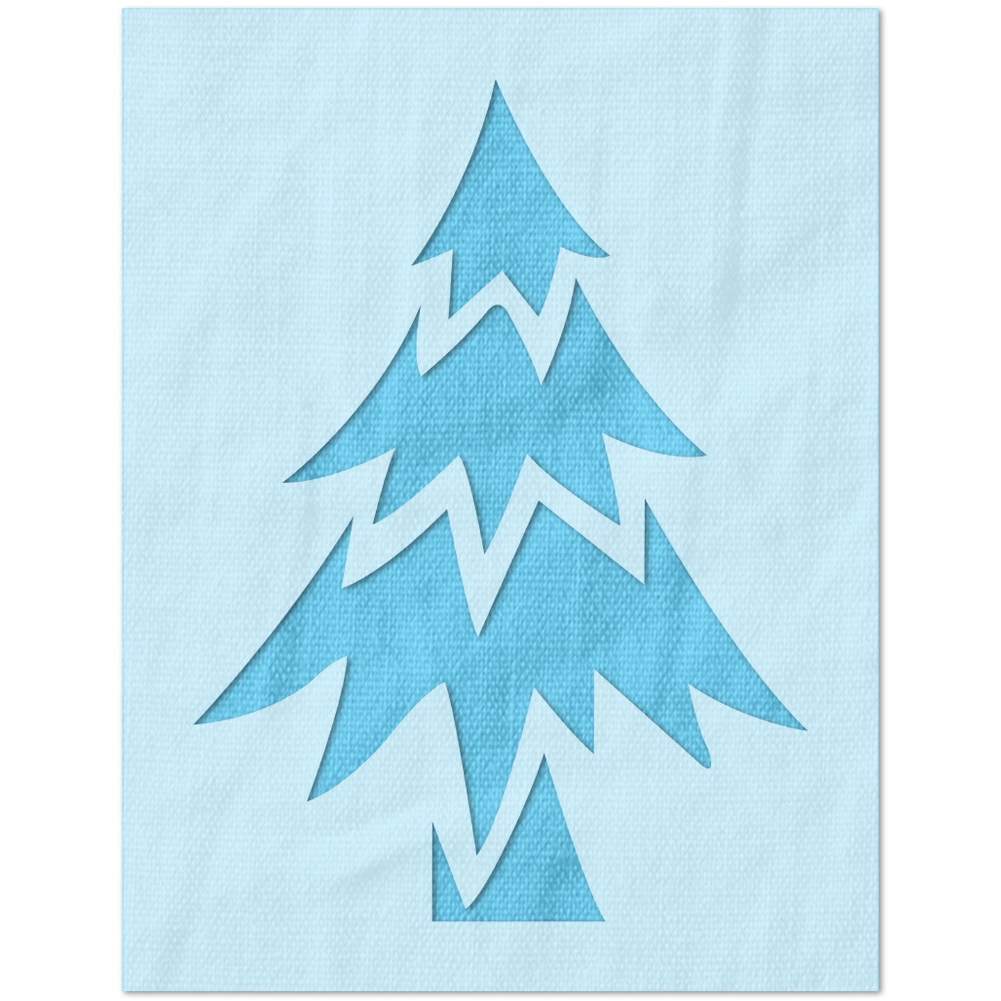 Simple Christmas Tree Stencil
