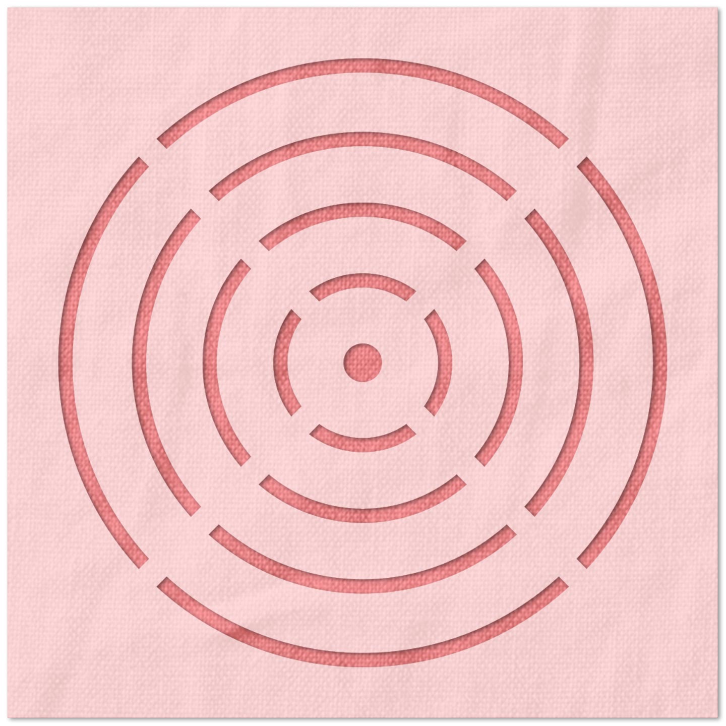 Bullseye Target Stencil