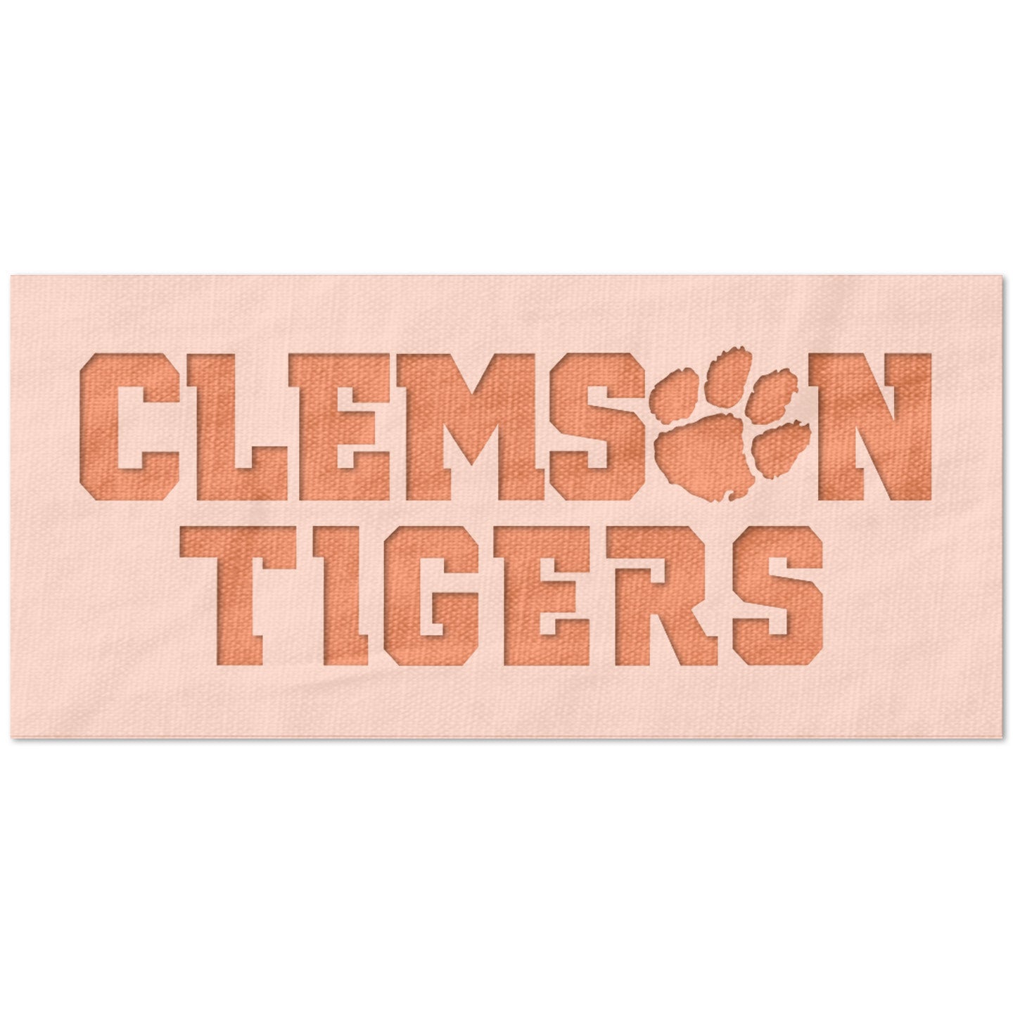 Clemson Tigers Lettering Stencil