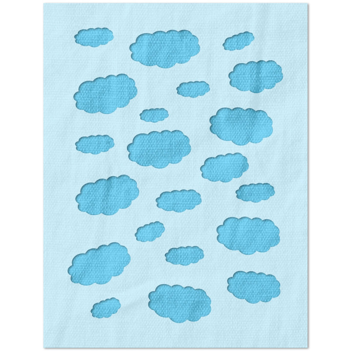Cloud Pattern Stencil | Stencil Stop