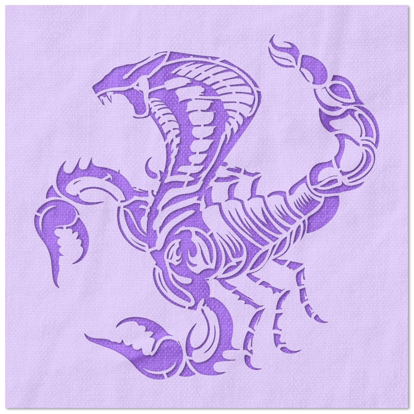 Cobra Scorpion Stencil