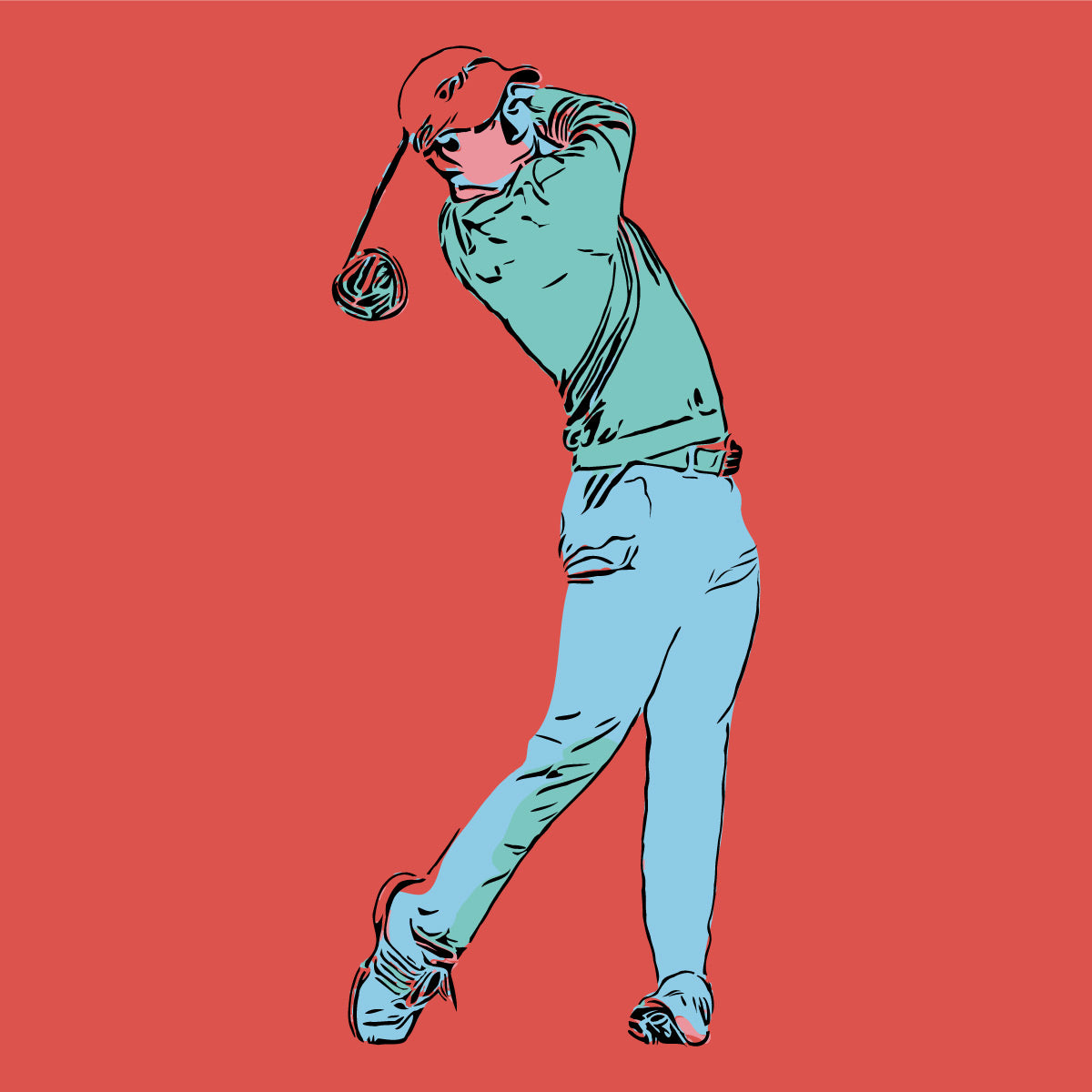 Collin Morikawa 4 layer Stencil Set