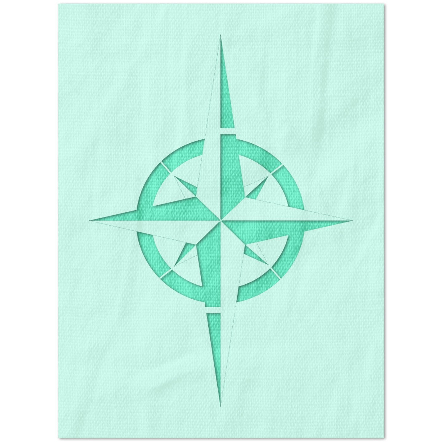 Compass Rose Stencil