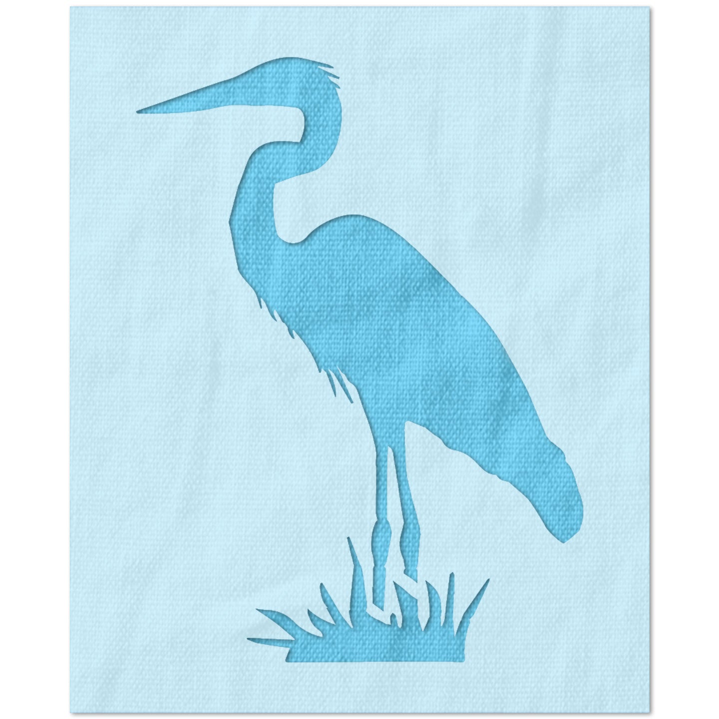 Crane Bird Stencil
