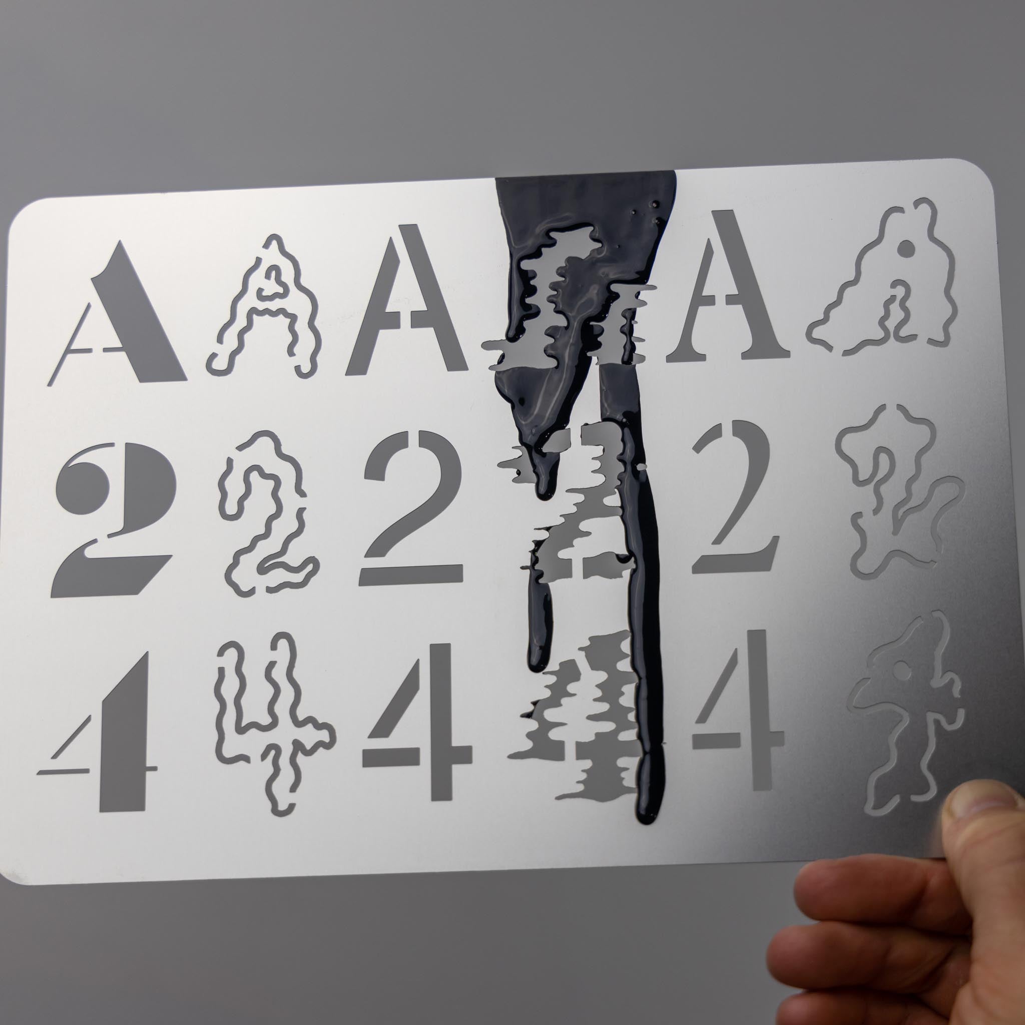 Small Letter Stencils, Reusable Alphabet & Numbers Qatar