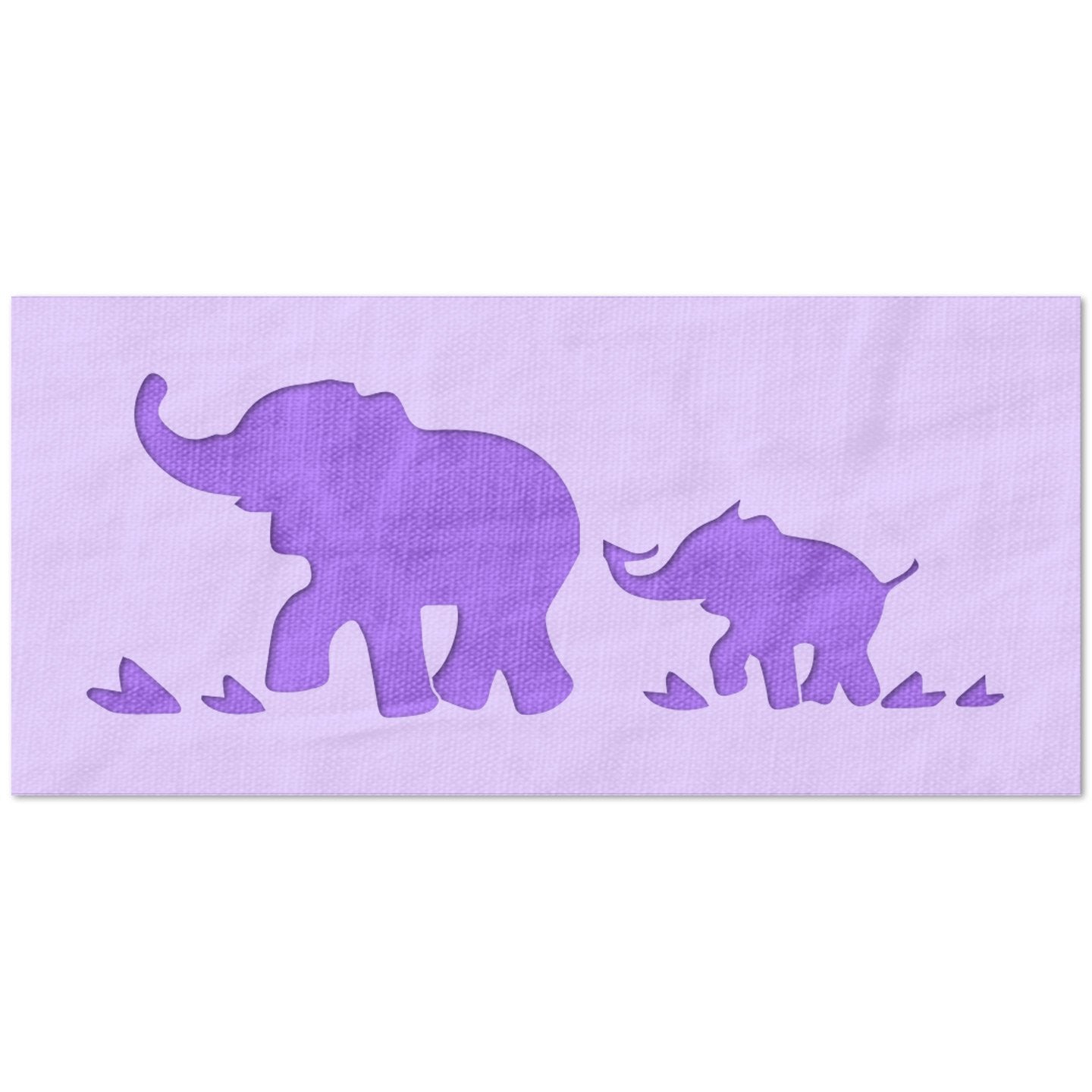 Cute Elephant Stencil