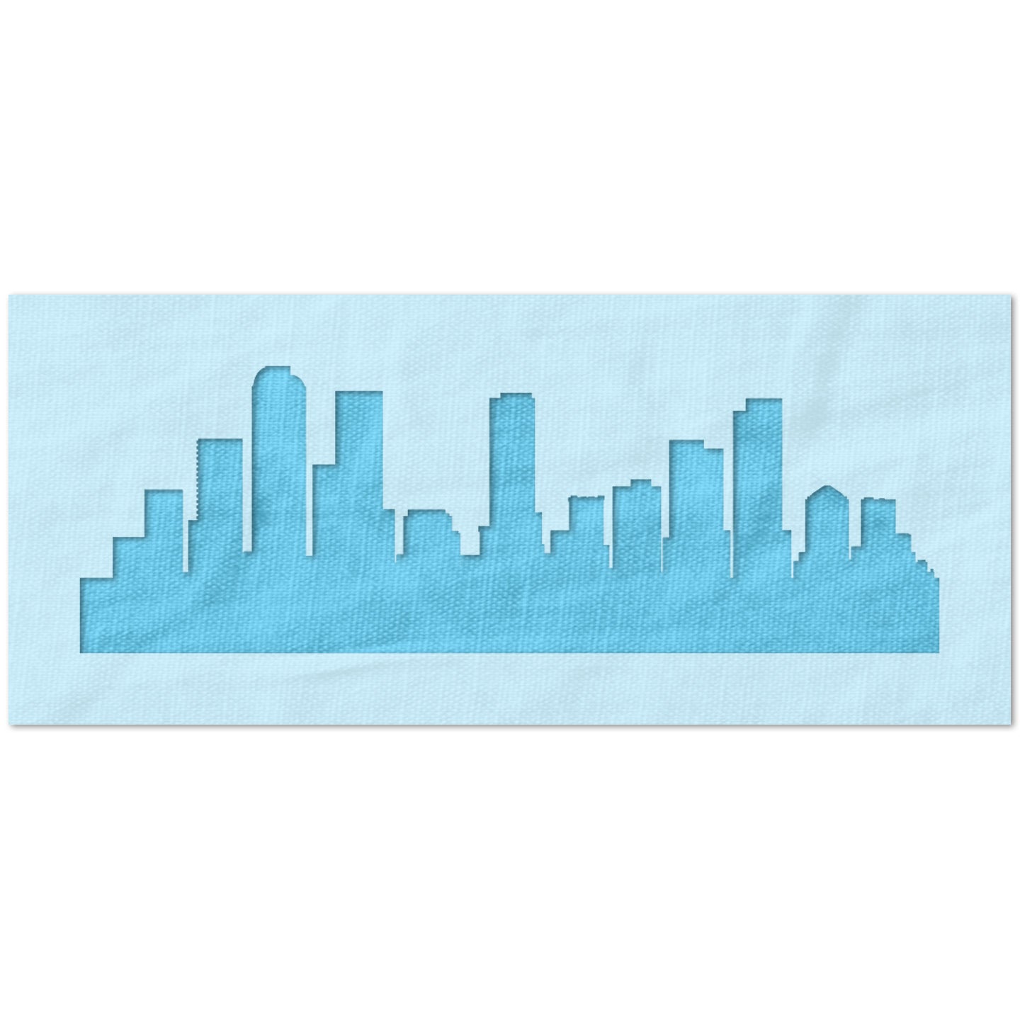 Denver Skyline Stencil