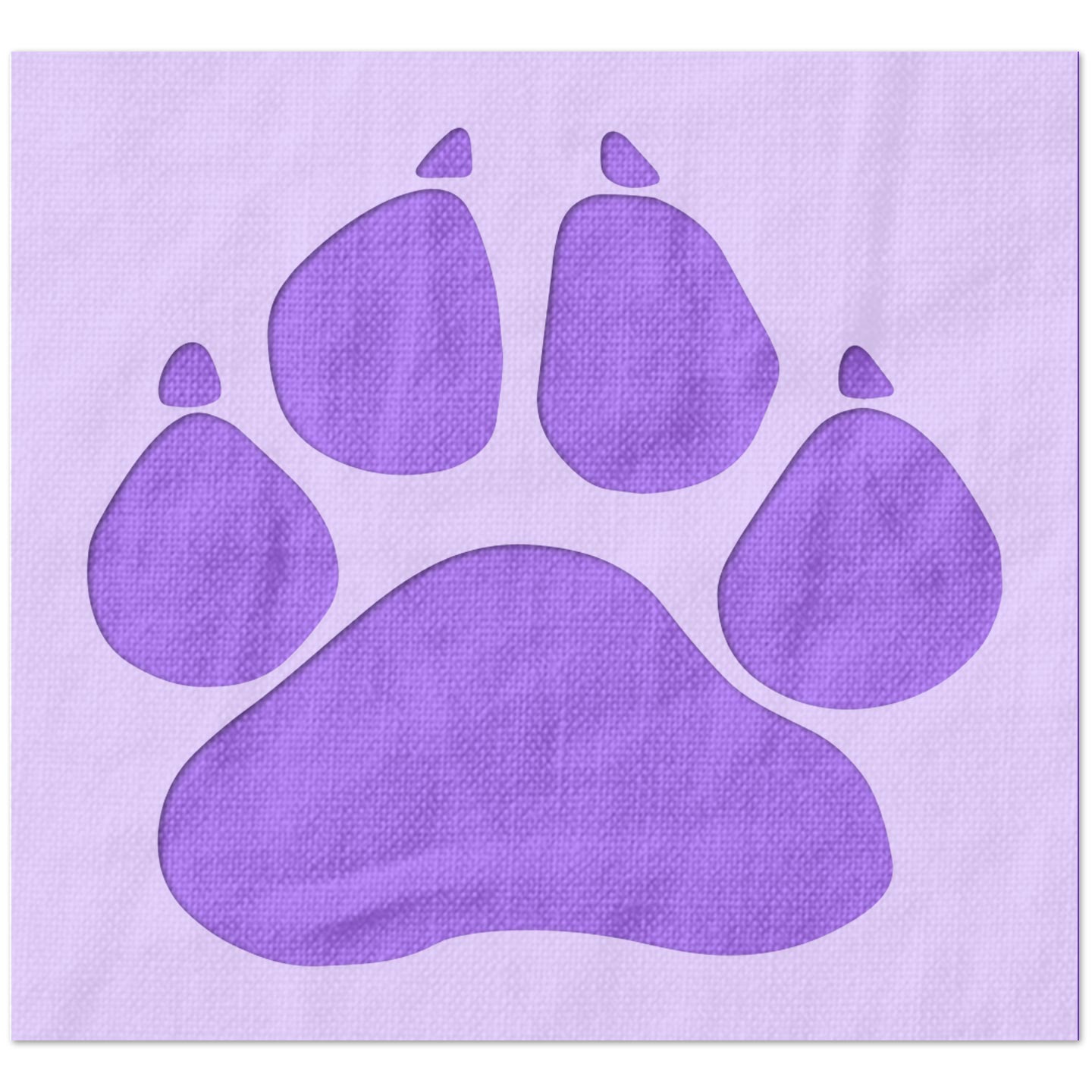 Dog Paw Stencil