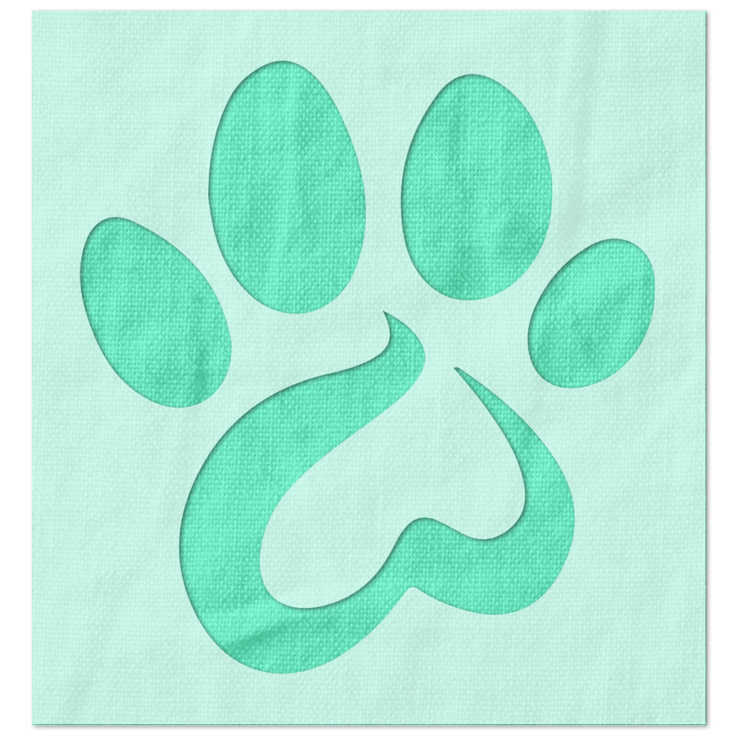 Doggy Paw Stencil
