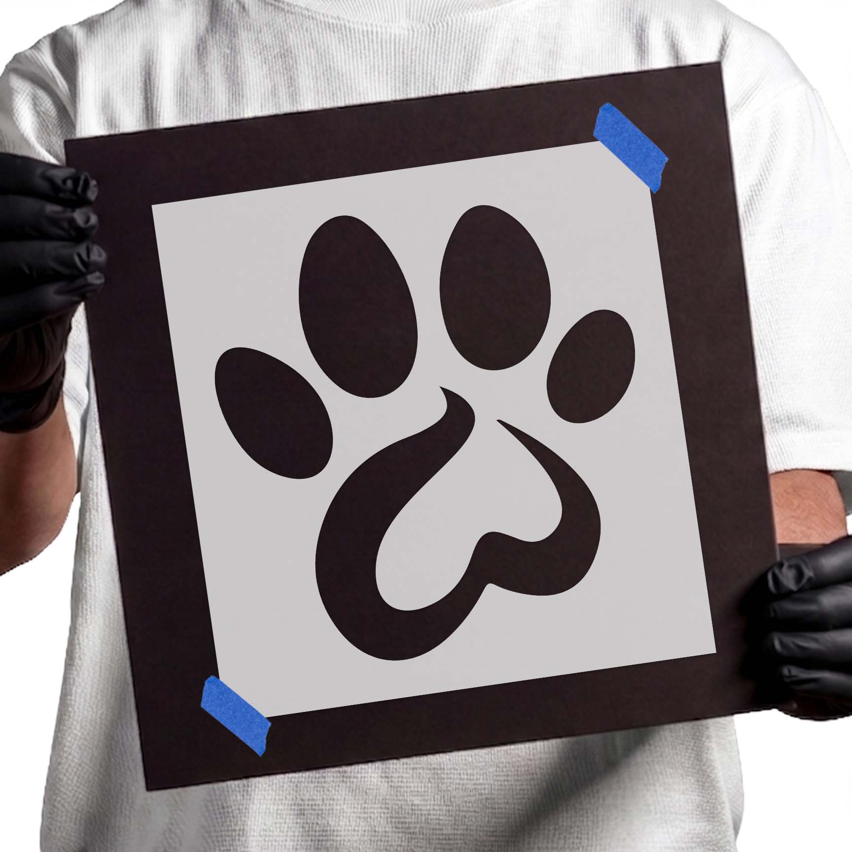Doggy Paw Stencil
