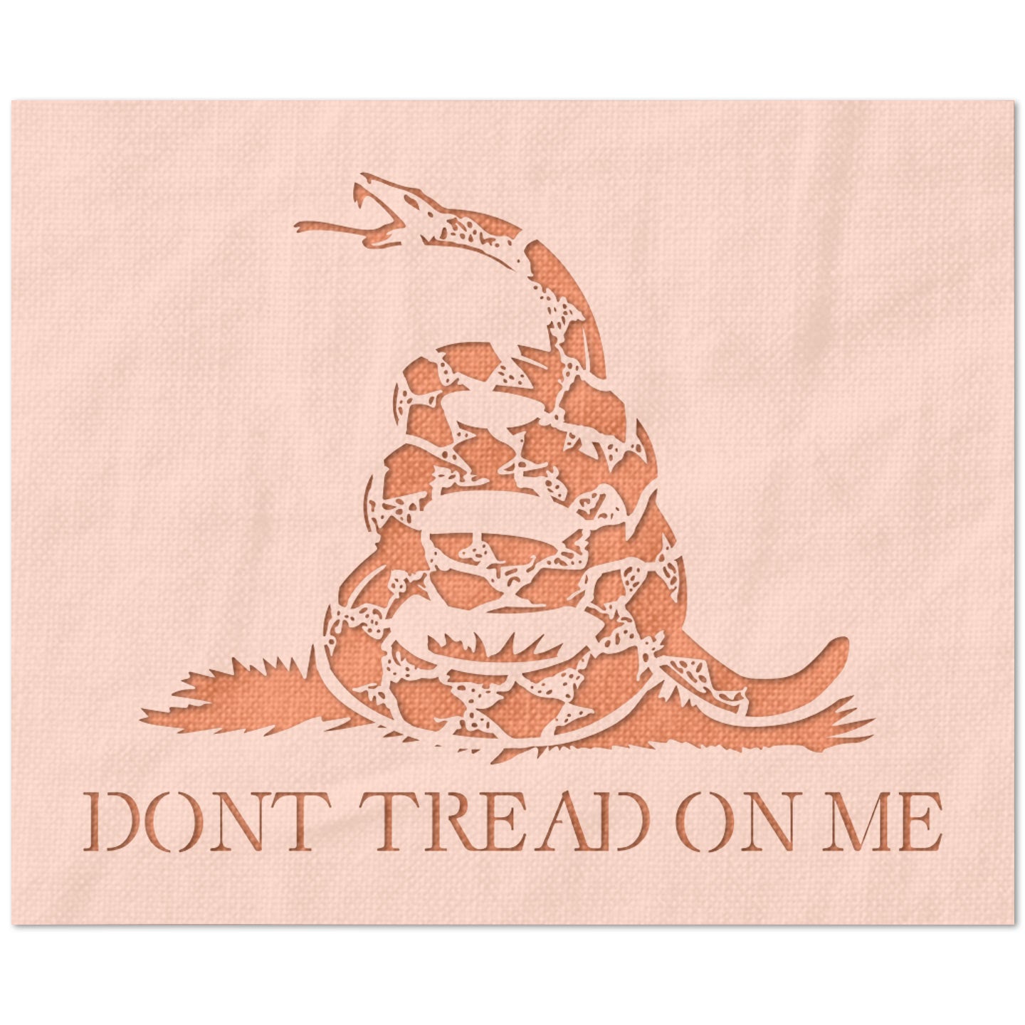 Don't Tread On Me Flag Stencil