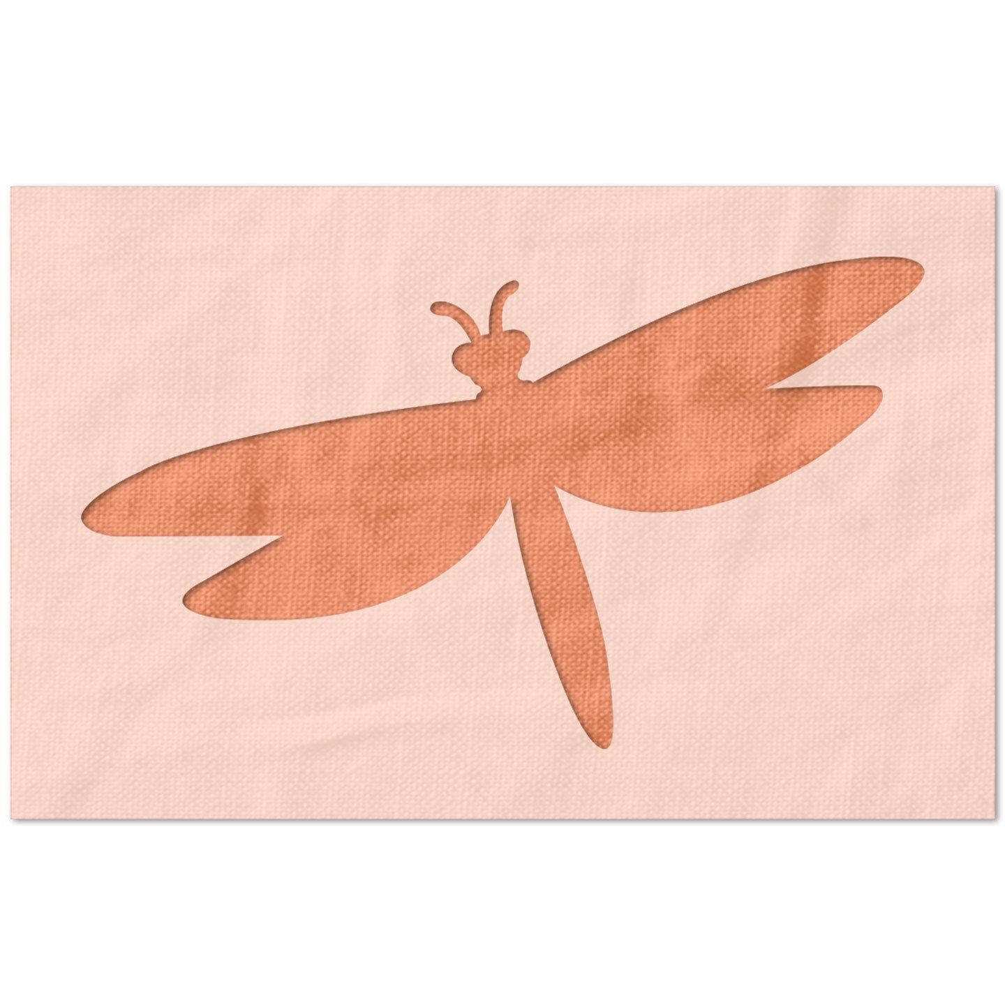 Flying Dragonfly Stencil