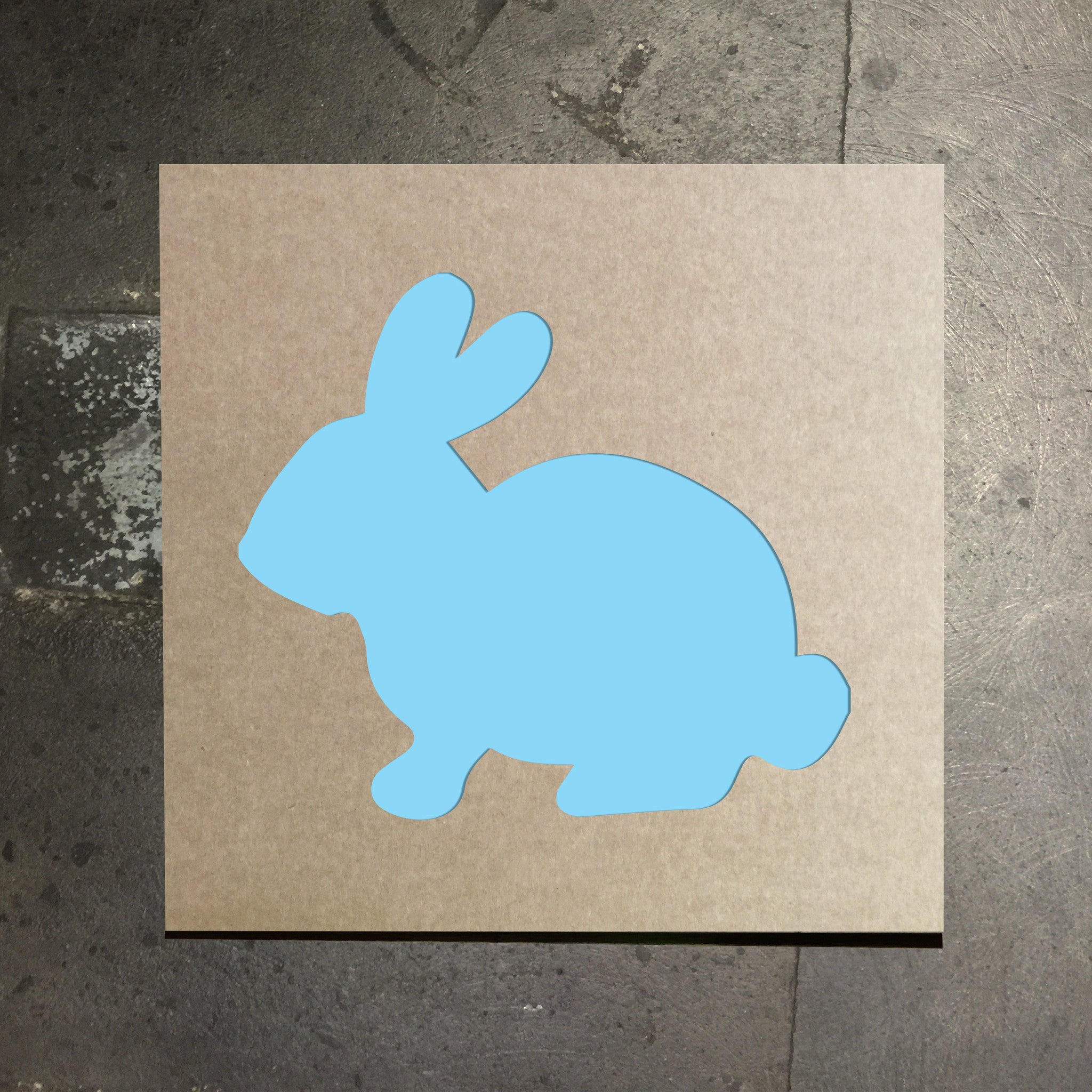 Easter Bunny Stencil