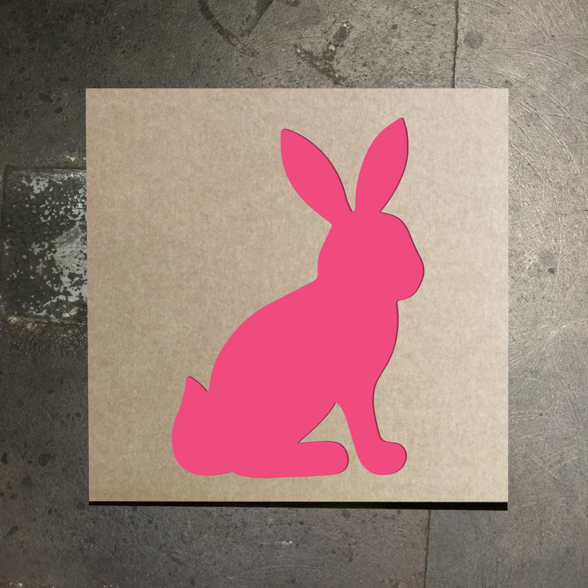 Easter Bunny Stencil