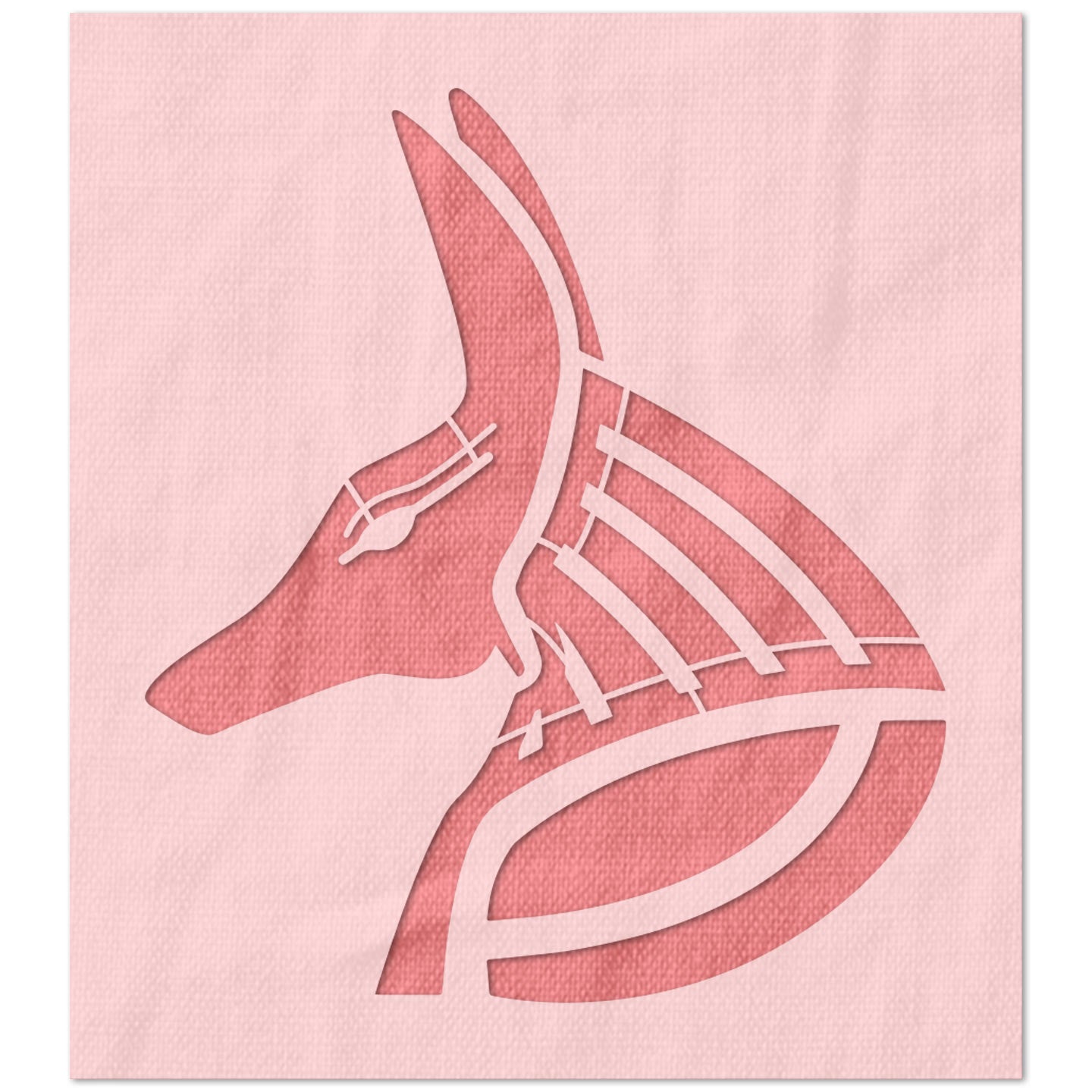 Egyptian Anubis Symbol Stencil