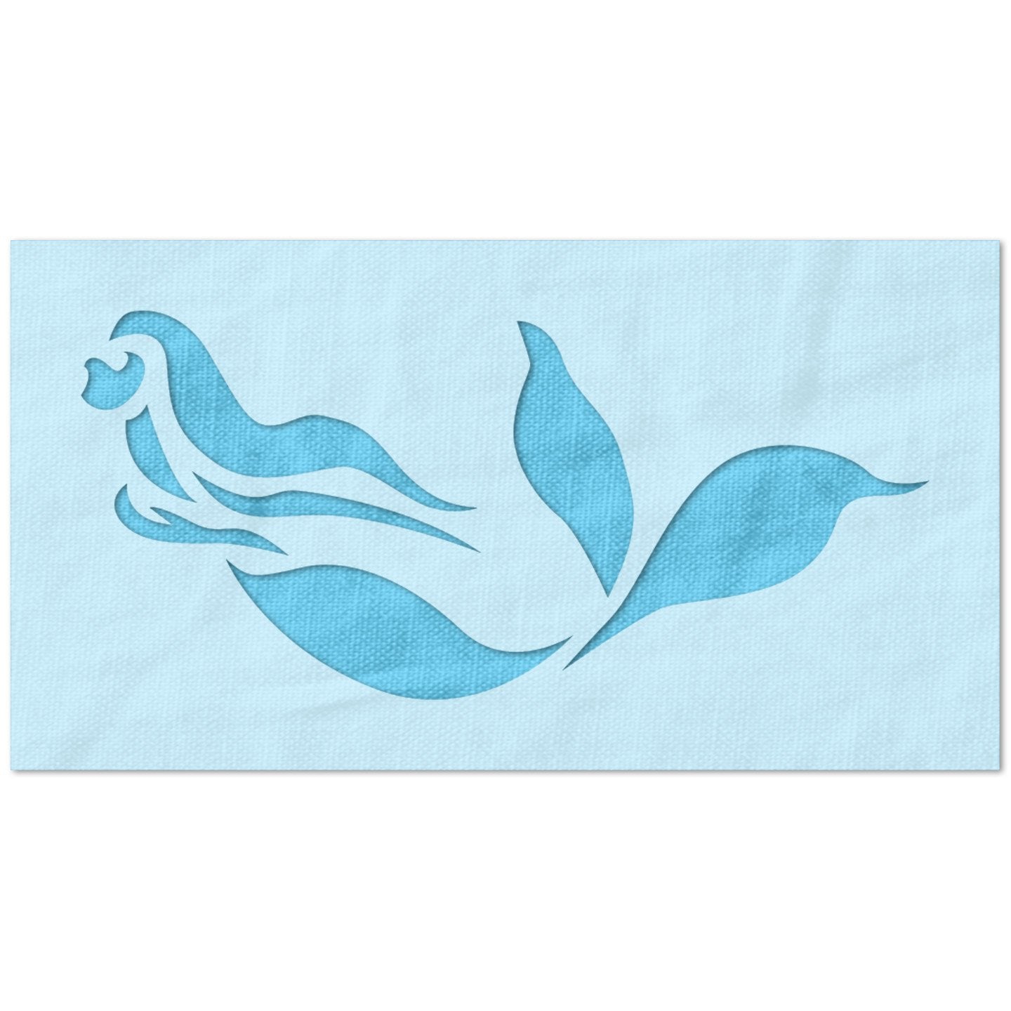 Elegant Mermaid Stencil