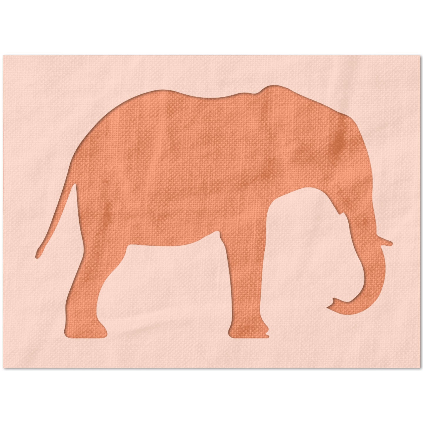 Elephant silhouette 2 Stencil