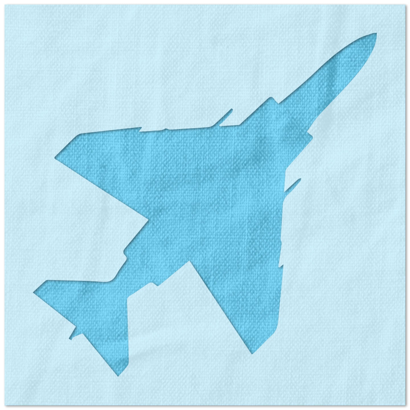 F4 Fighter Jet Stencil