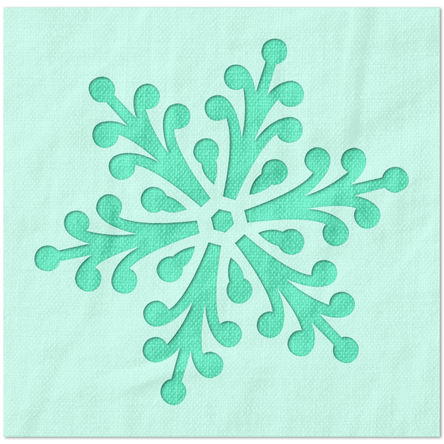 Fancy Snowflake Stencil