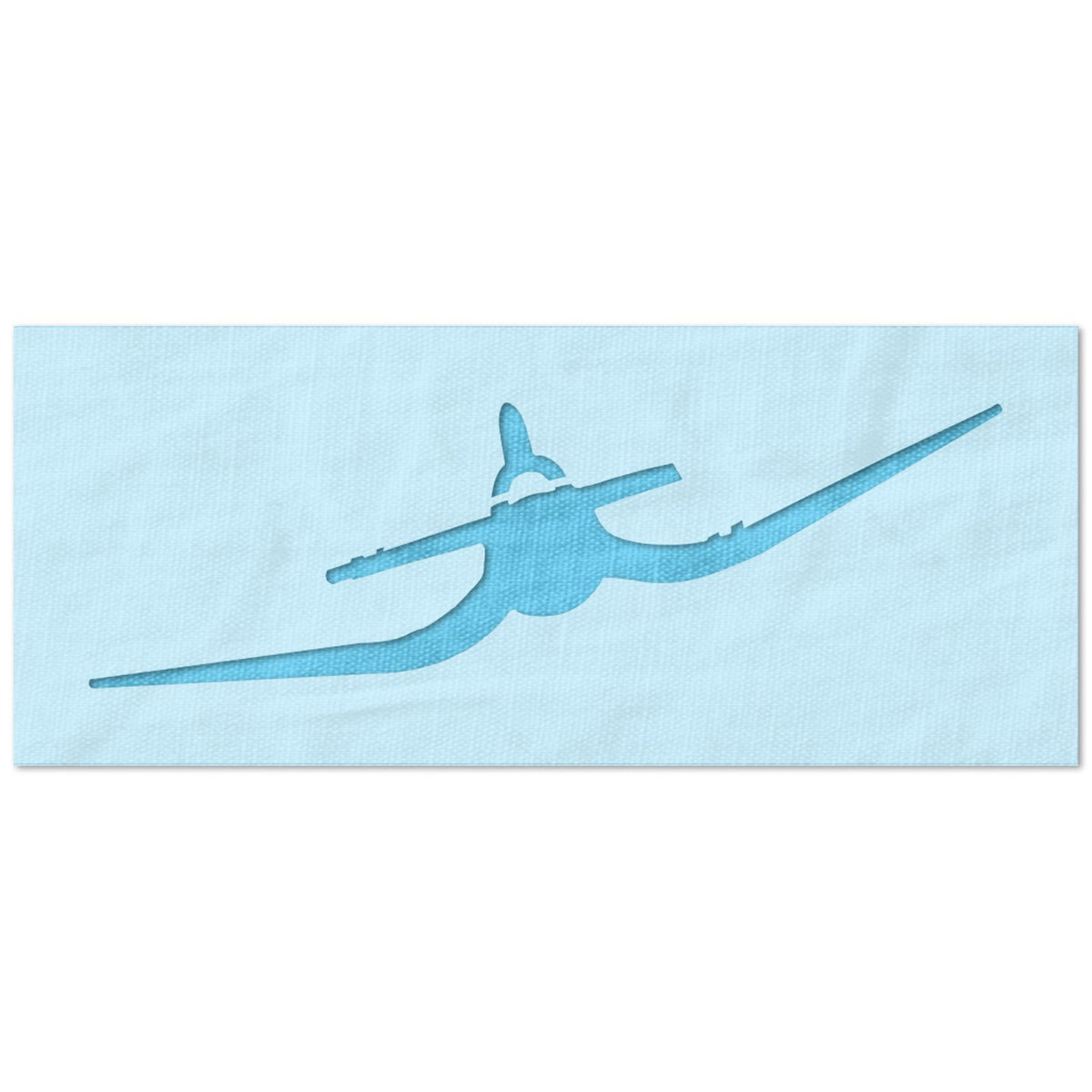 Fighter Plane Stencil