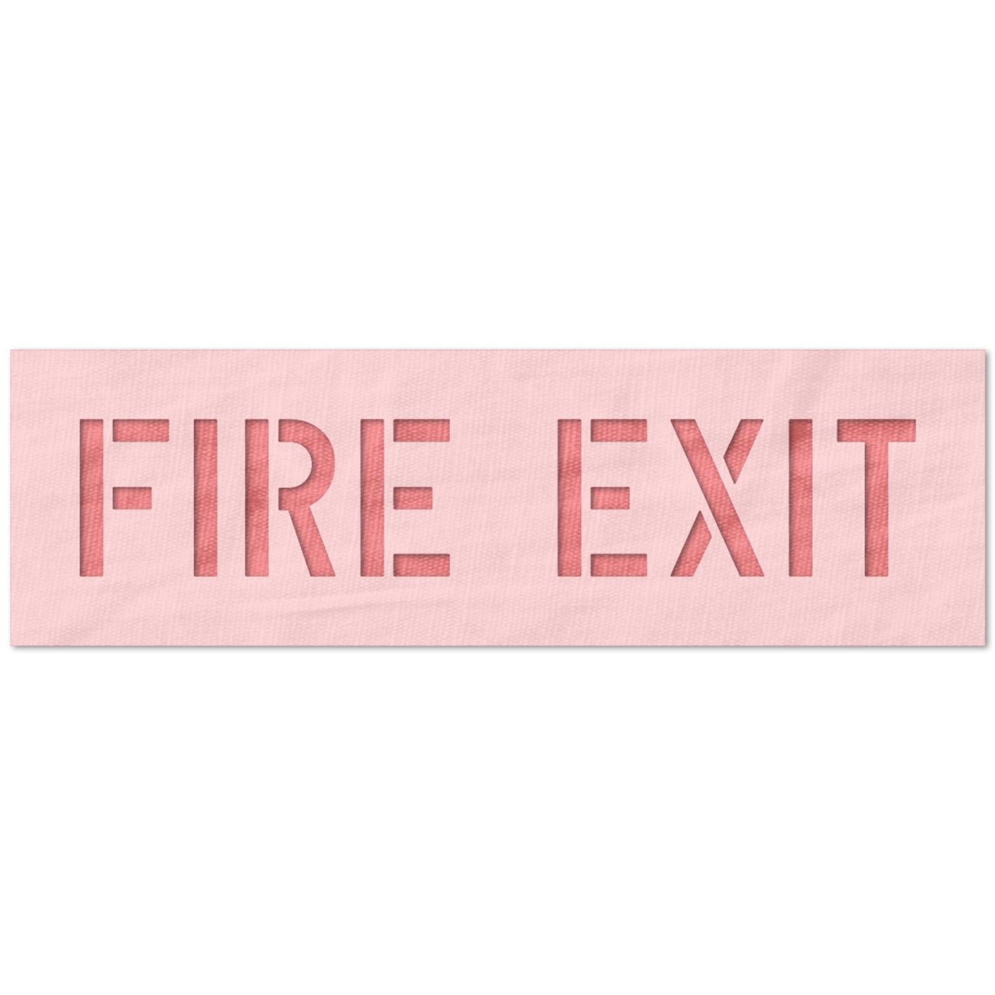Fire Exit Stencil