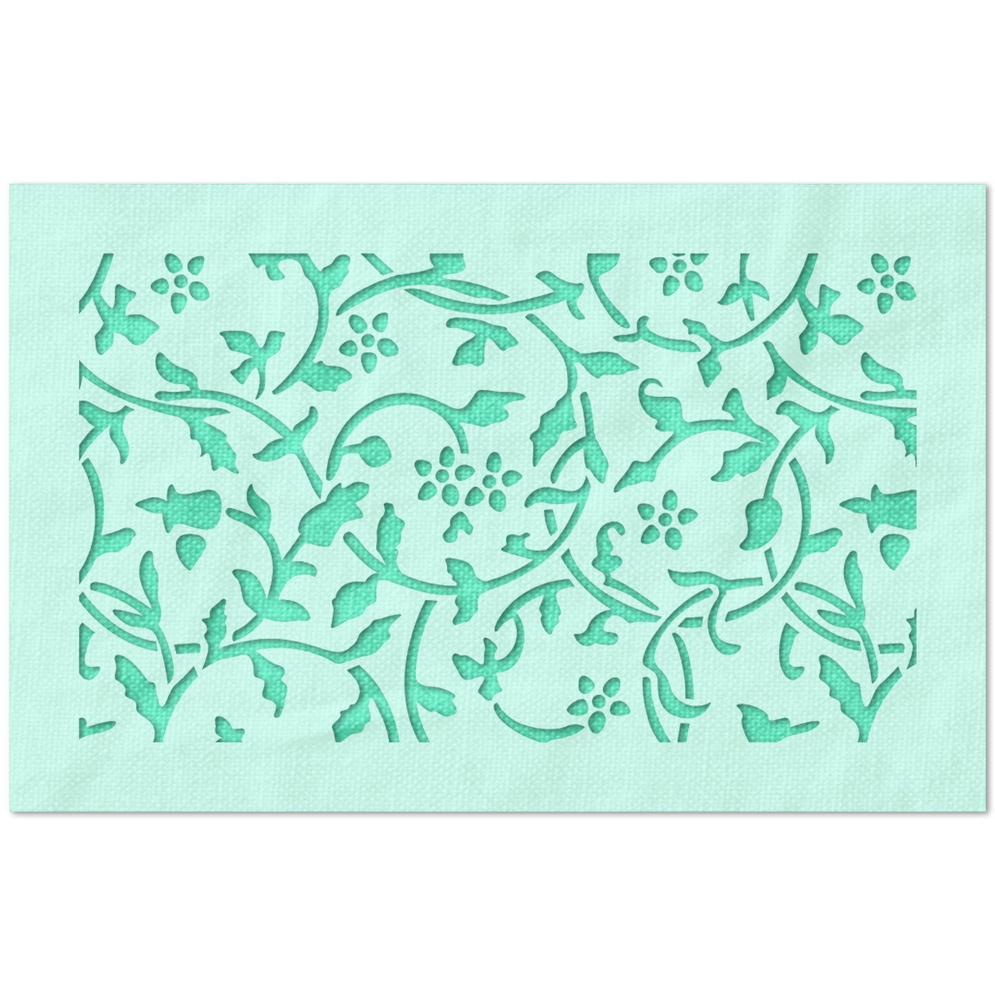 Floral and Vine pattern Stencil