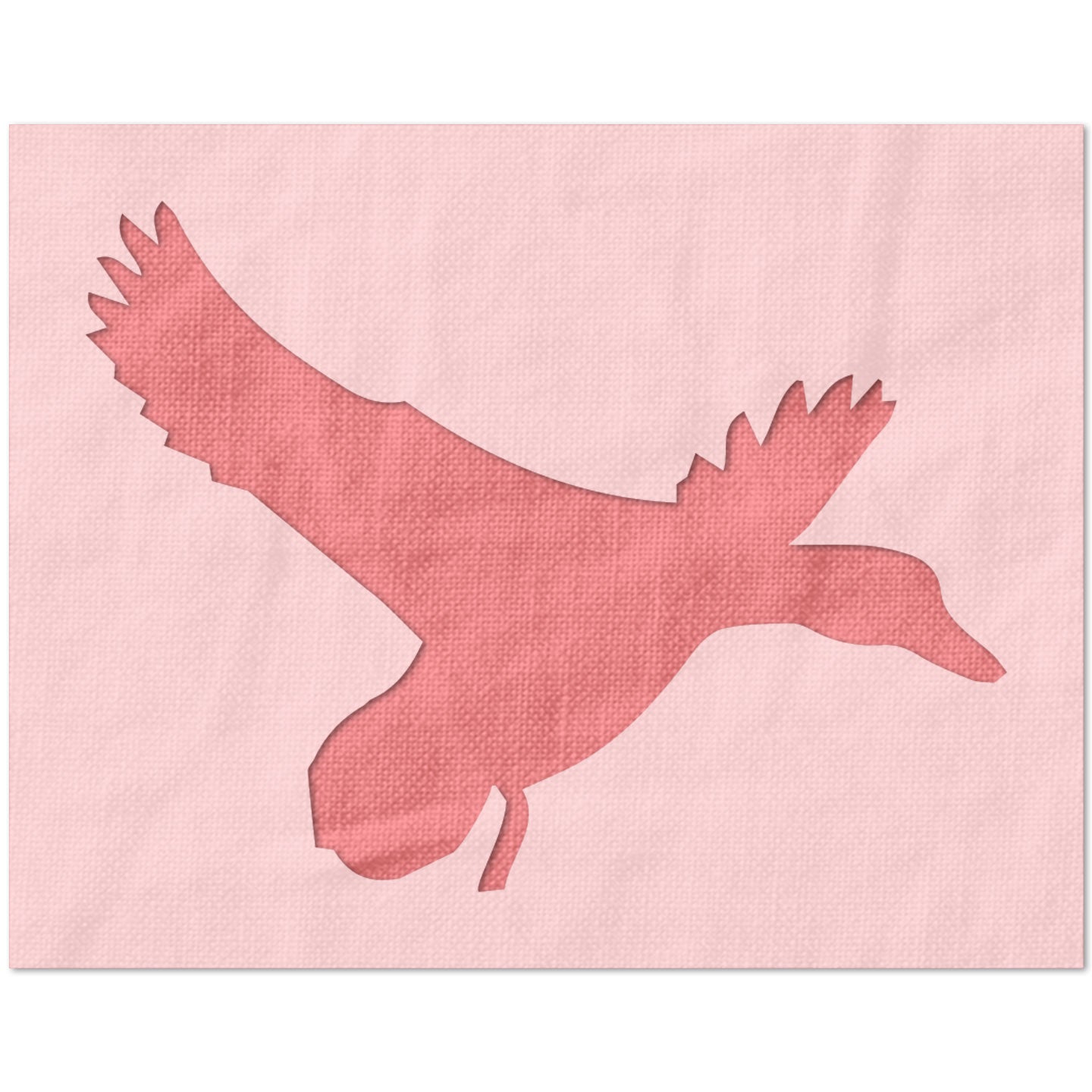 Flying Duck Stencil