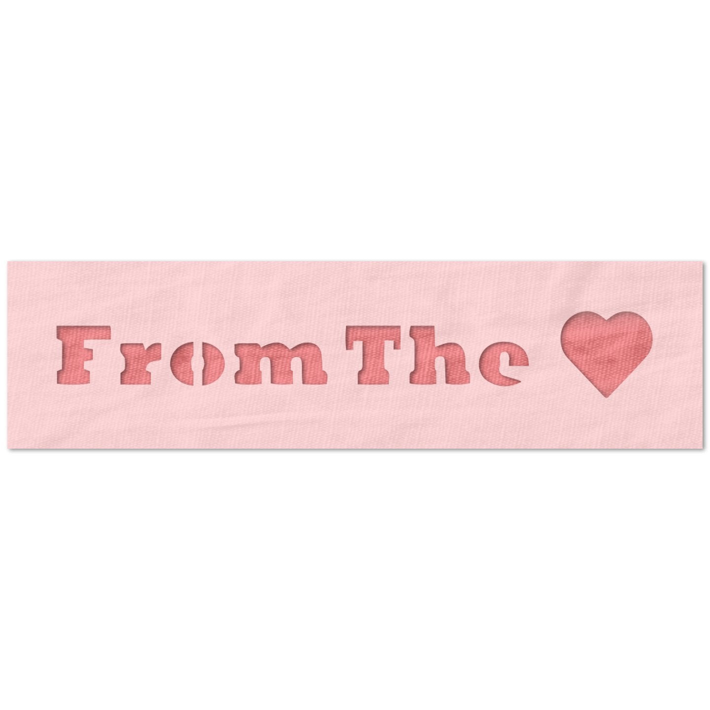 From the Heart Stencil