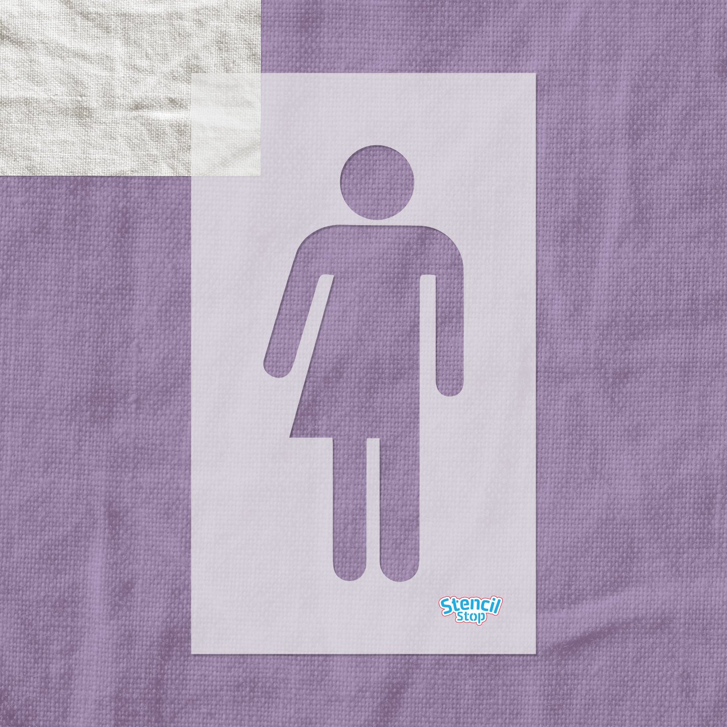 Gender Neutral Bathroom Stencil