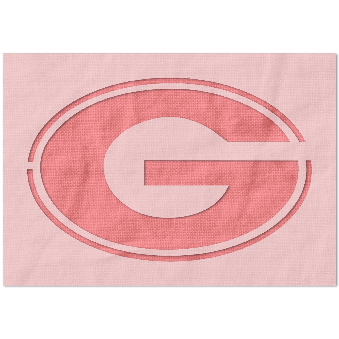 Georgia Bulldogs G Logo Stencil