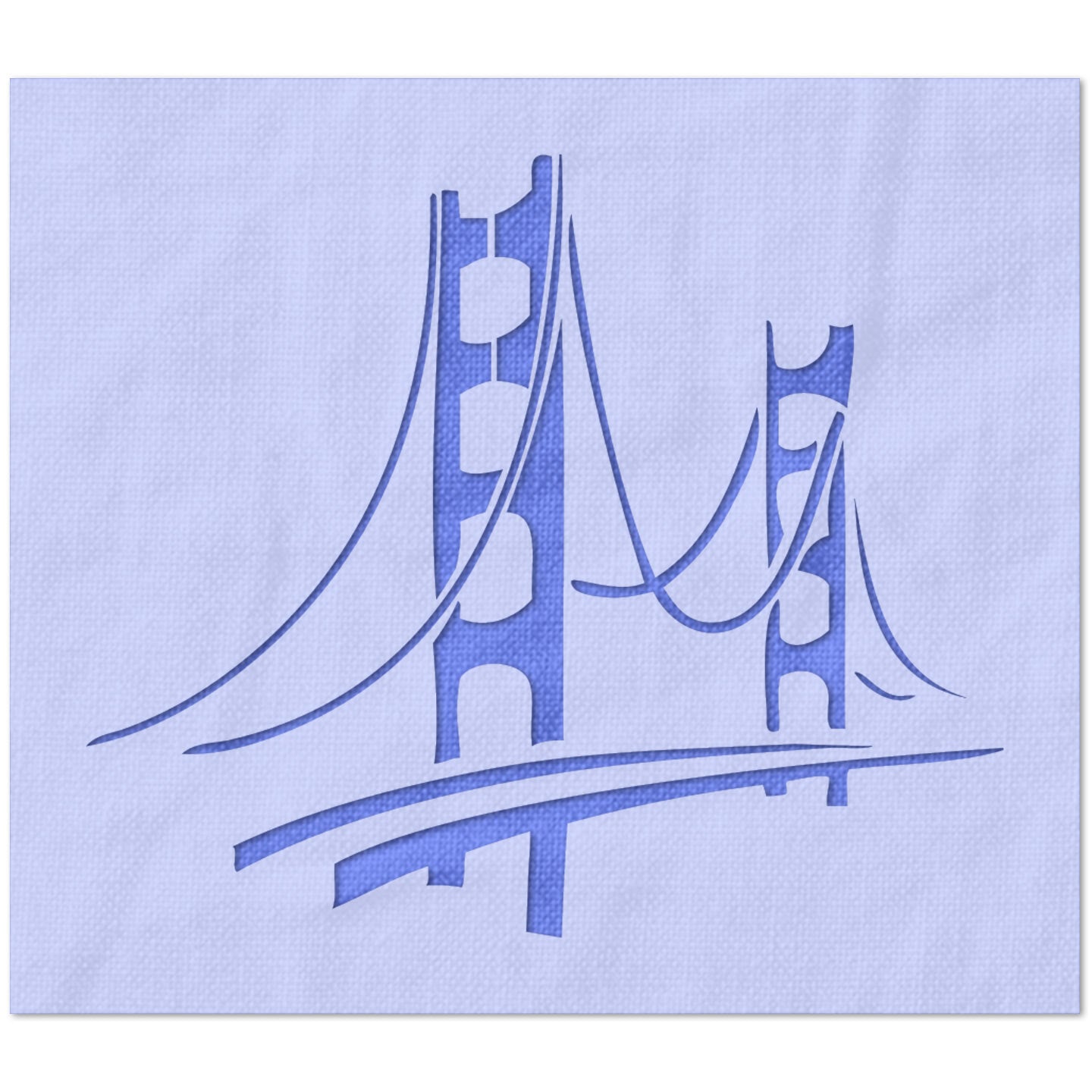 Golden Gate Bridge Stencil