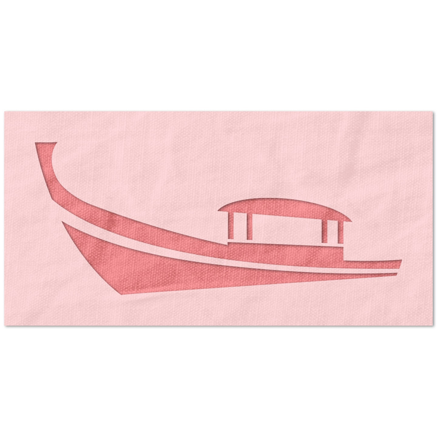 Gondola Boat Stencil