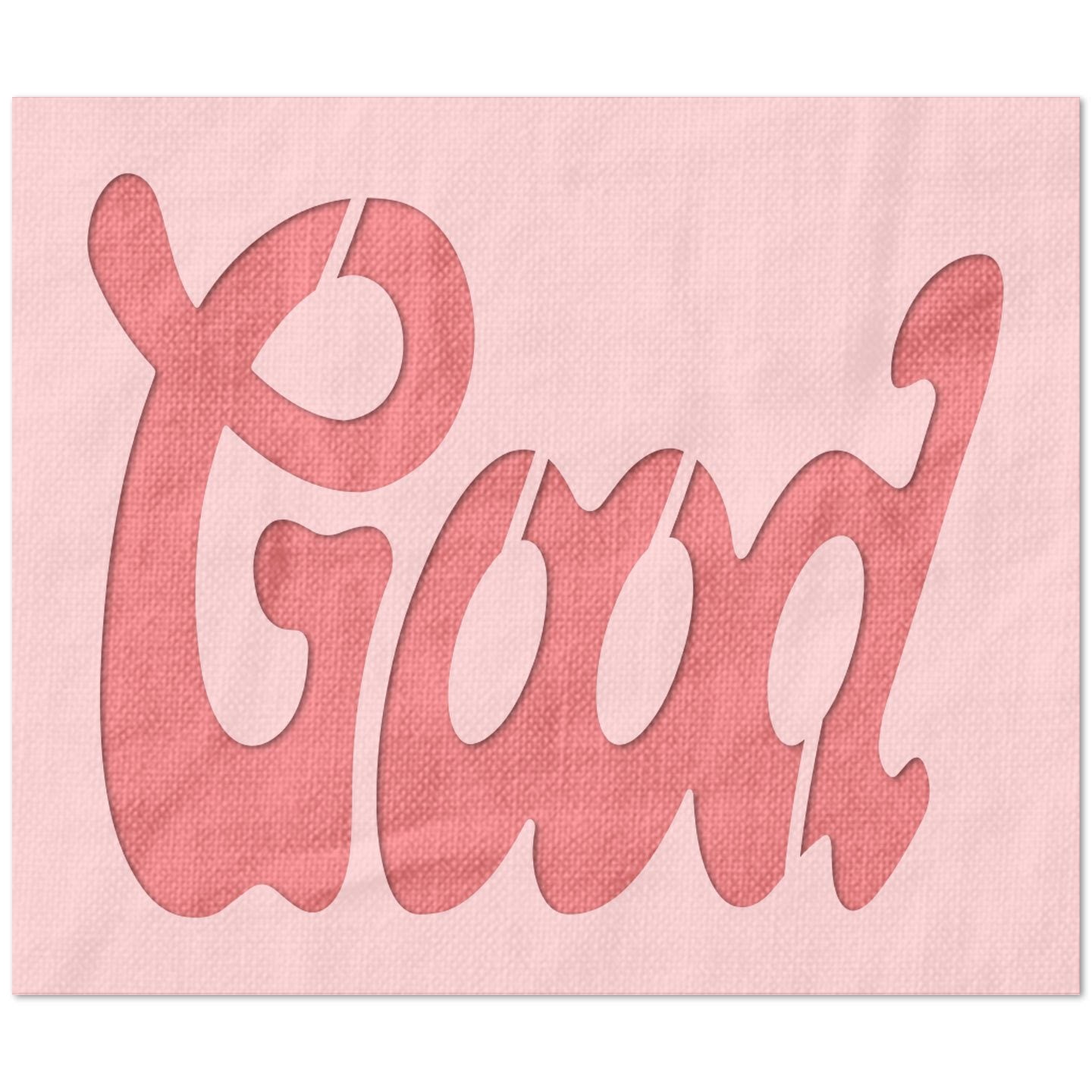 Good Text Stencil