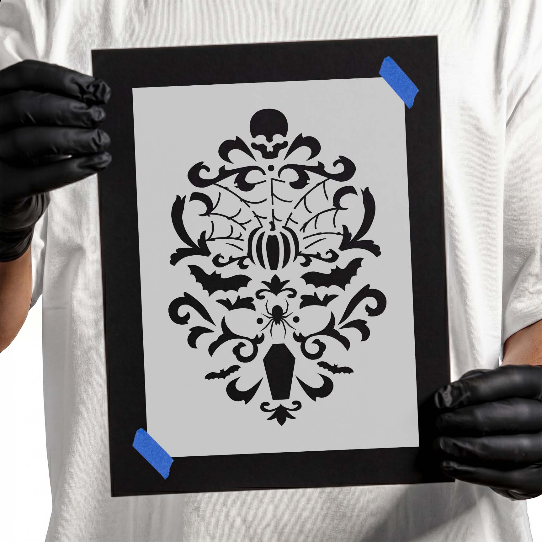 Halloween Design Stencil