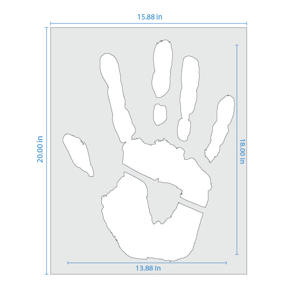 Handprint Stencil