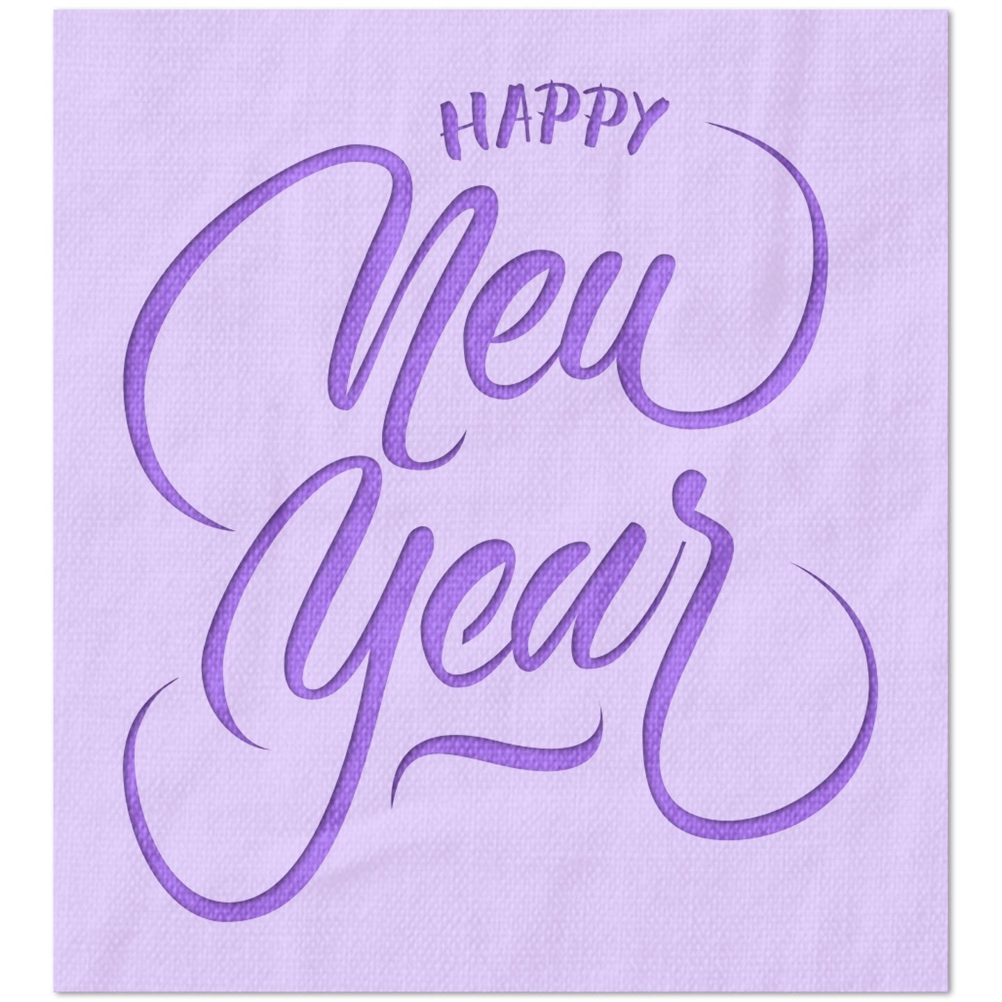 Happy New Year Stencil