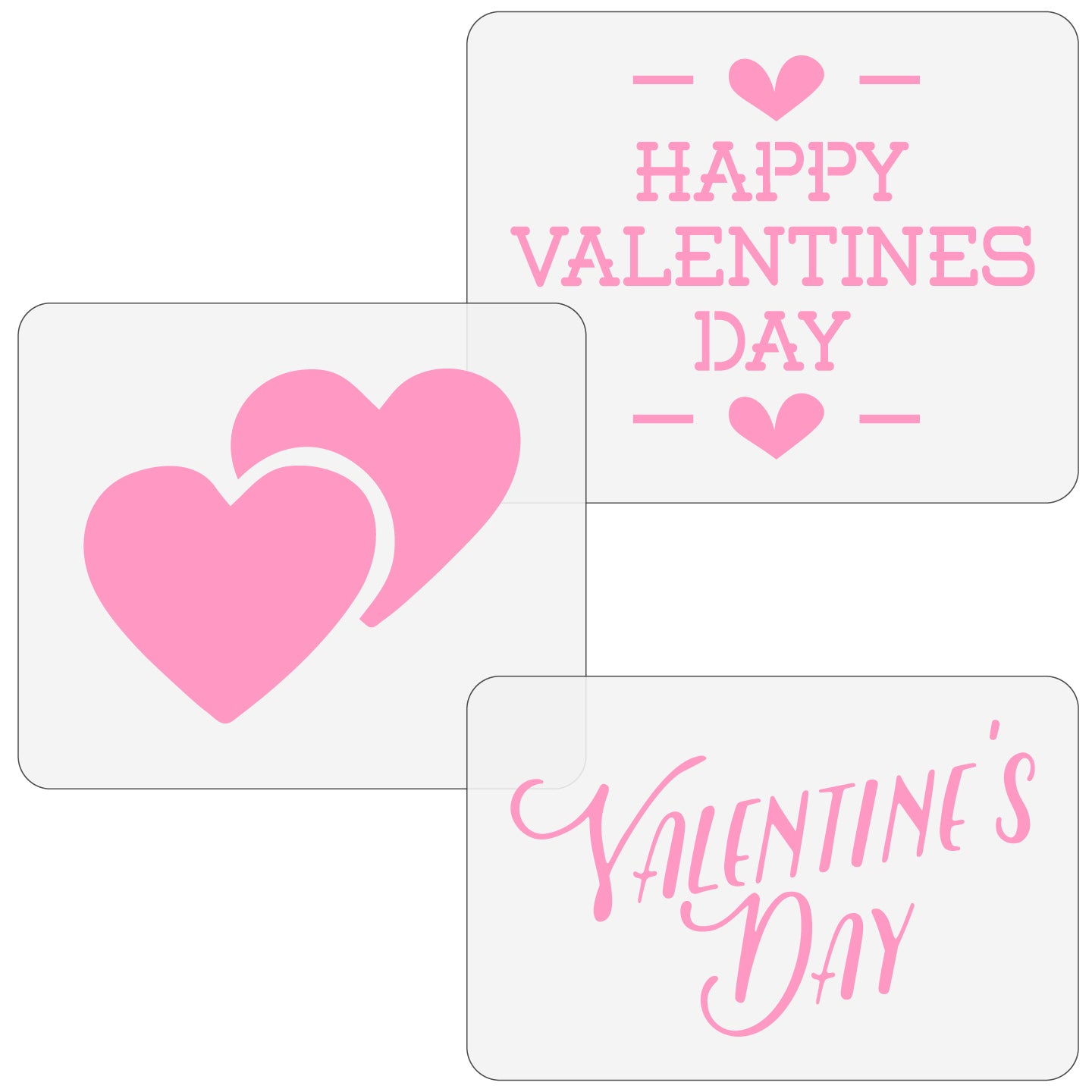 Valentine's Day Stencil Set | Stencil Stop valentine-s-day-stencil-set-stencil-stop