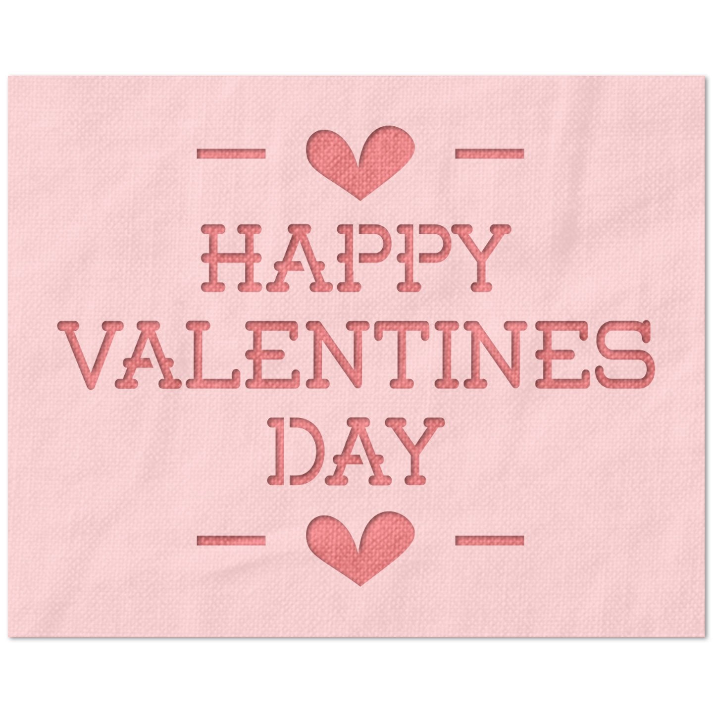 Happy Valentines Day Stencil