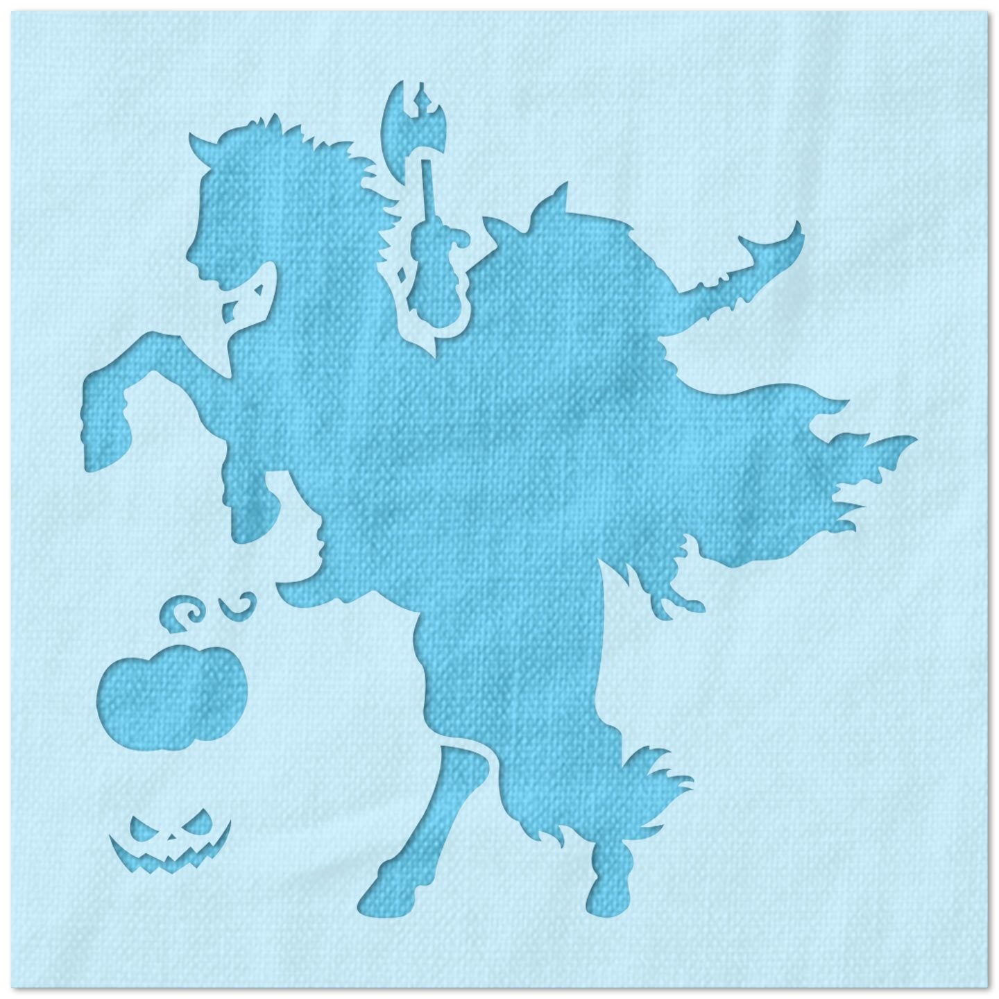Headless Horseman Stencil