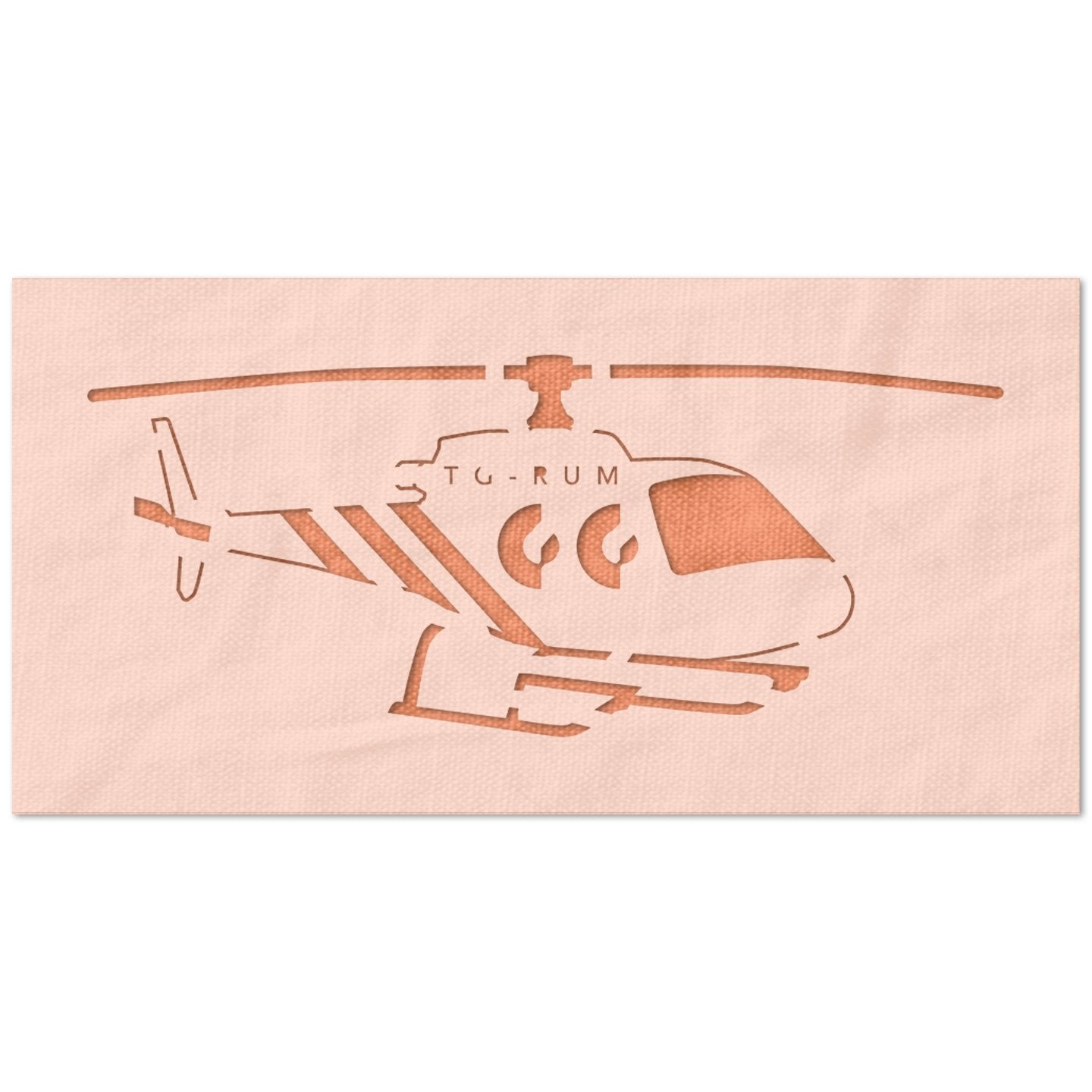 Helicopter Stencil